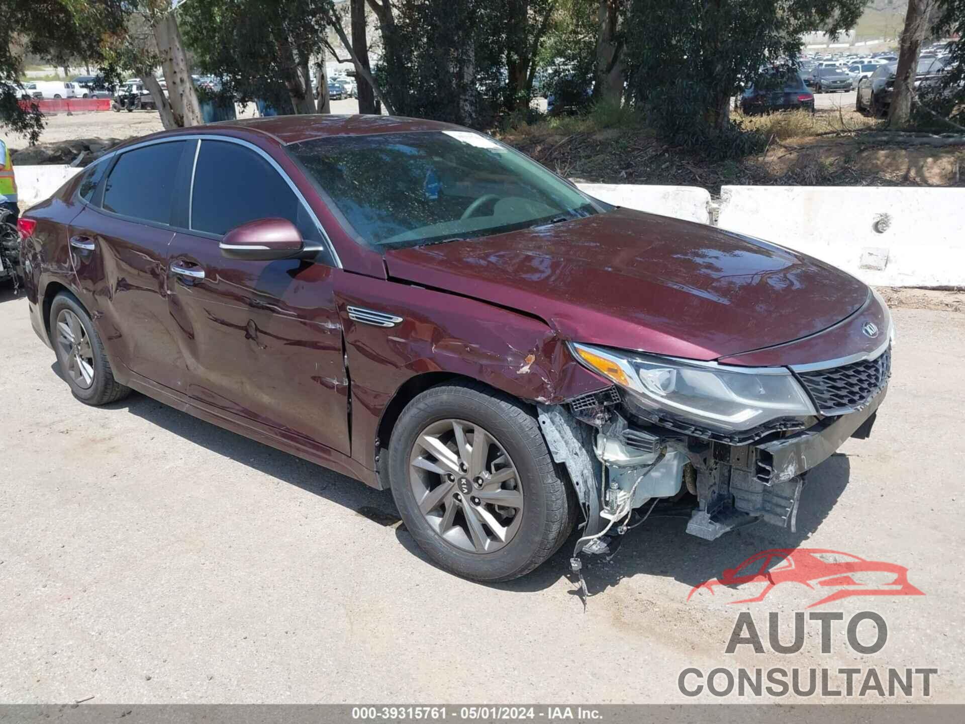 KIA OPTIMA 2019 - 5XXGT4L39KG337206