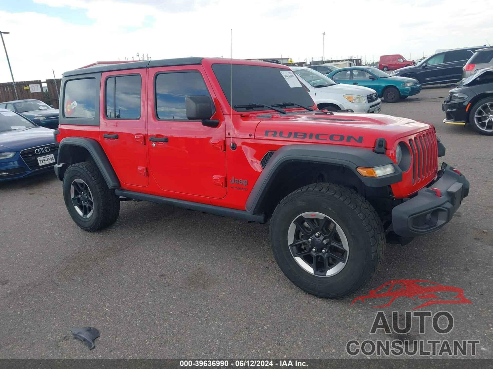 JEEP WRANGLER UNLIMITED 2018 - 1C4HJXFG0JW111126