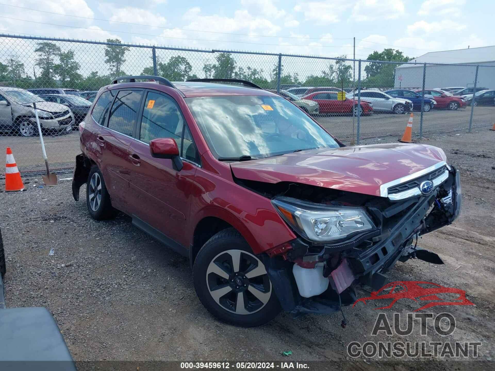 SUBARU FORESTER 2018 - JF2SJAJC9JH603389
