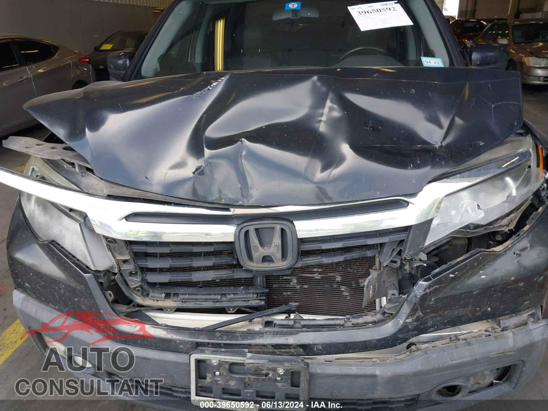 HONDA RIDGELINE 2017 - 5FPYK2F62HB006696