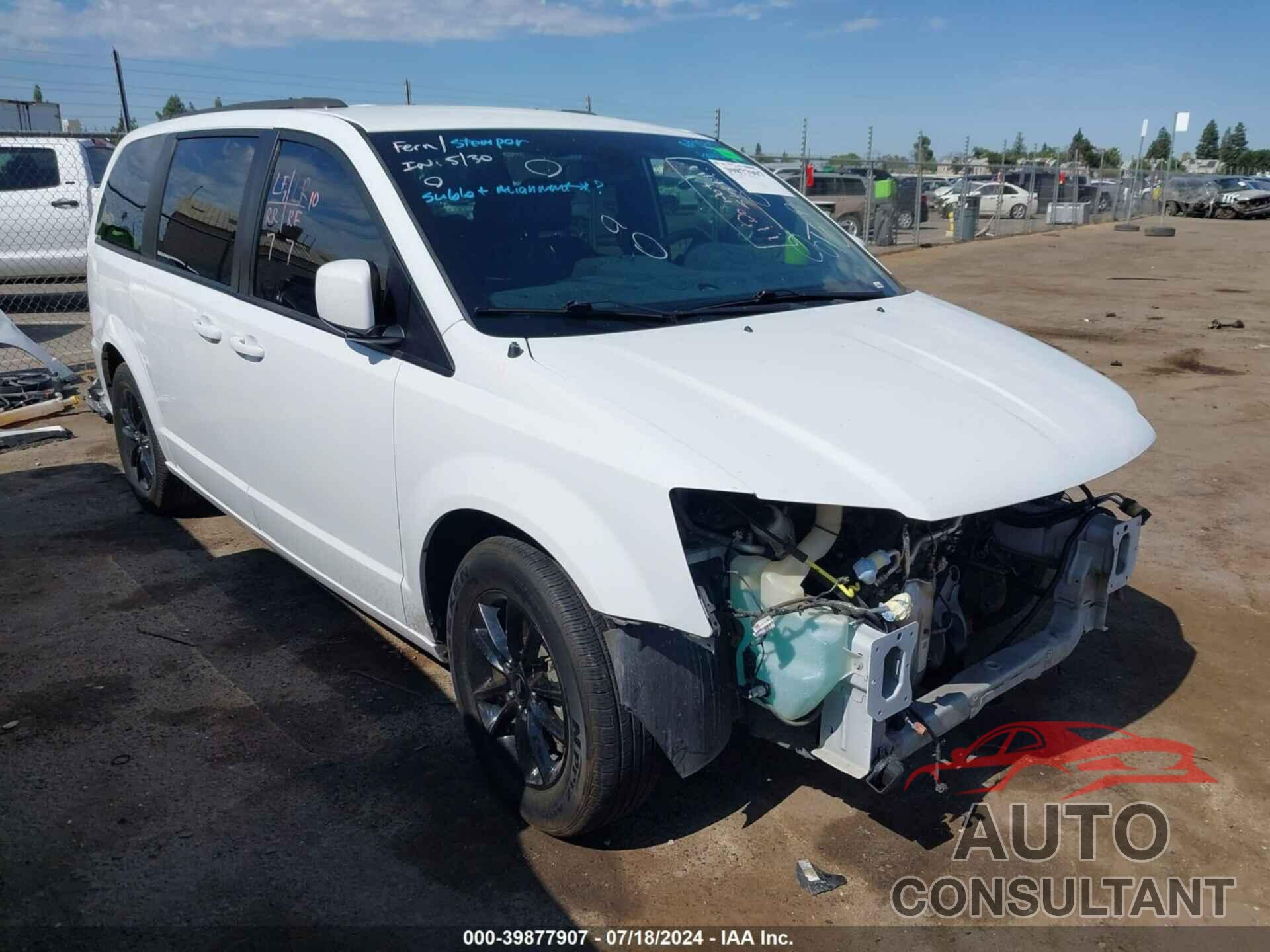 DODGE GRAND CARAVAN 2019 - 2C4RDGEG6KR671465