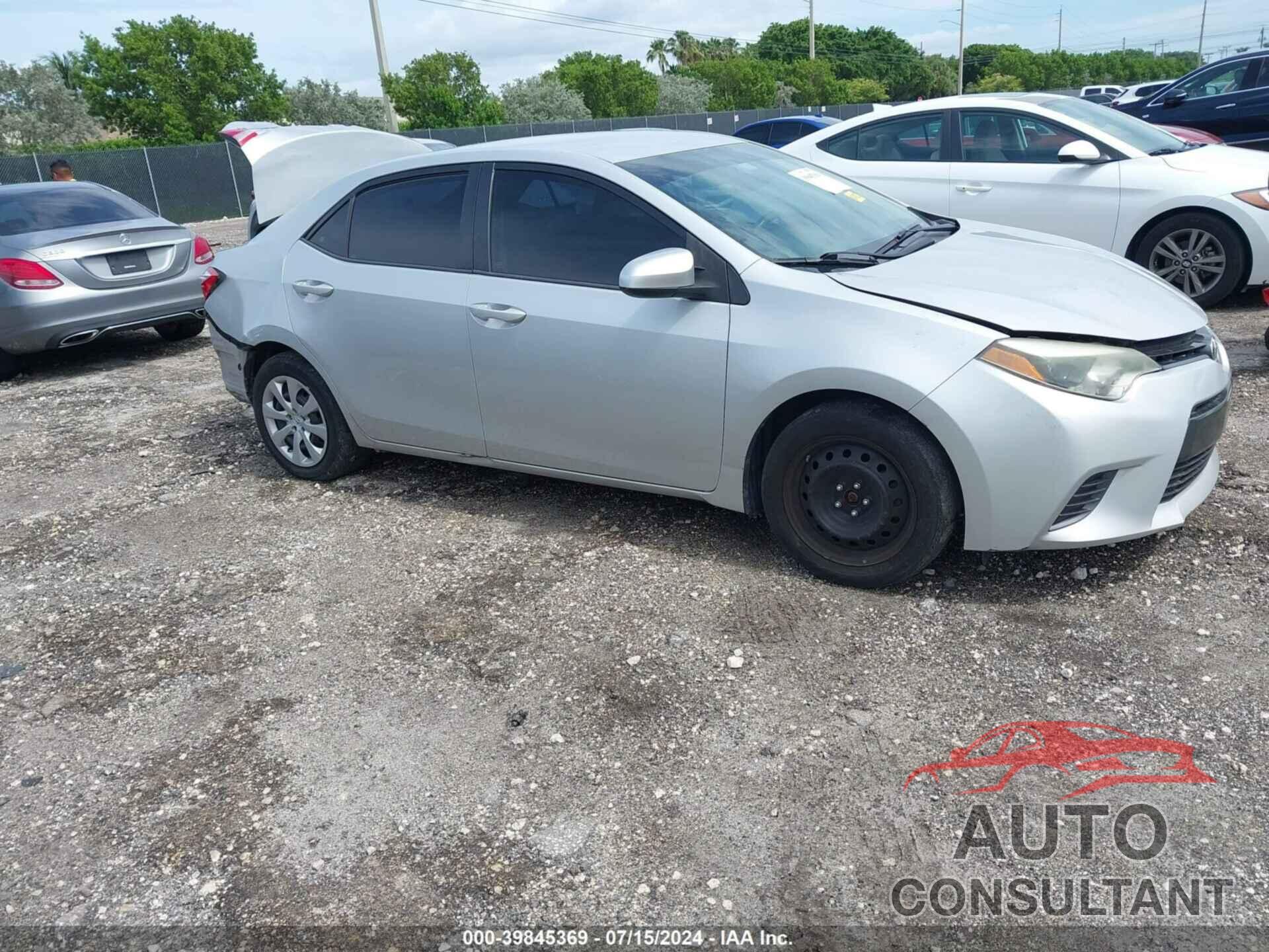 TOYOTA COROLLA 2016 - 2T1BURHE9GC556695