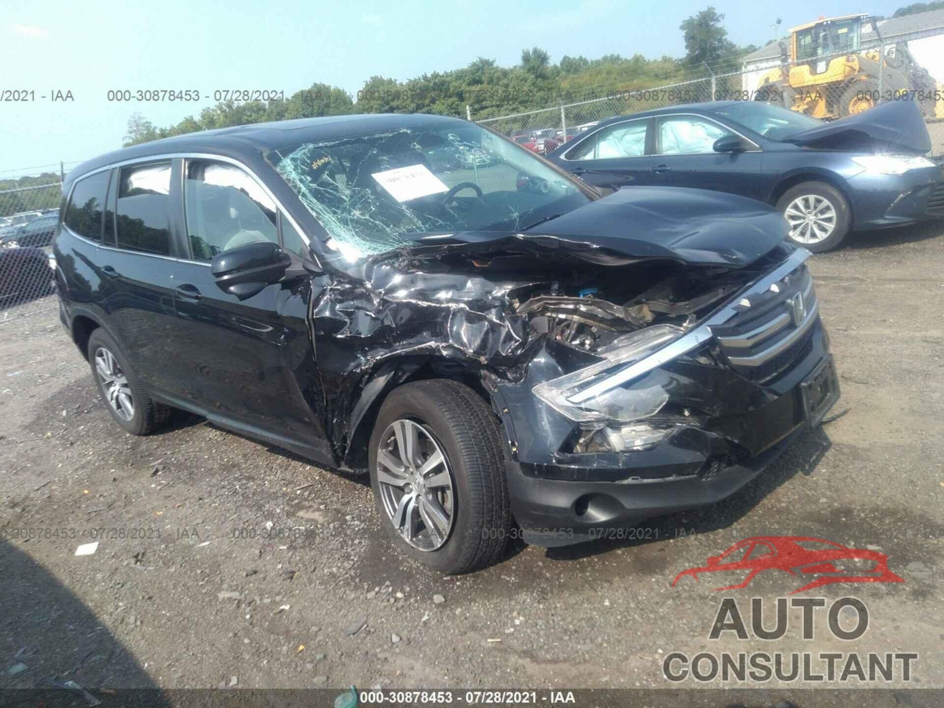 HONDA PILOT 2016 - 5FNYF6H74GB033584