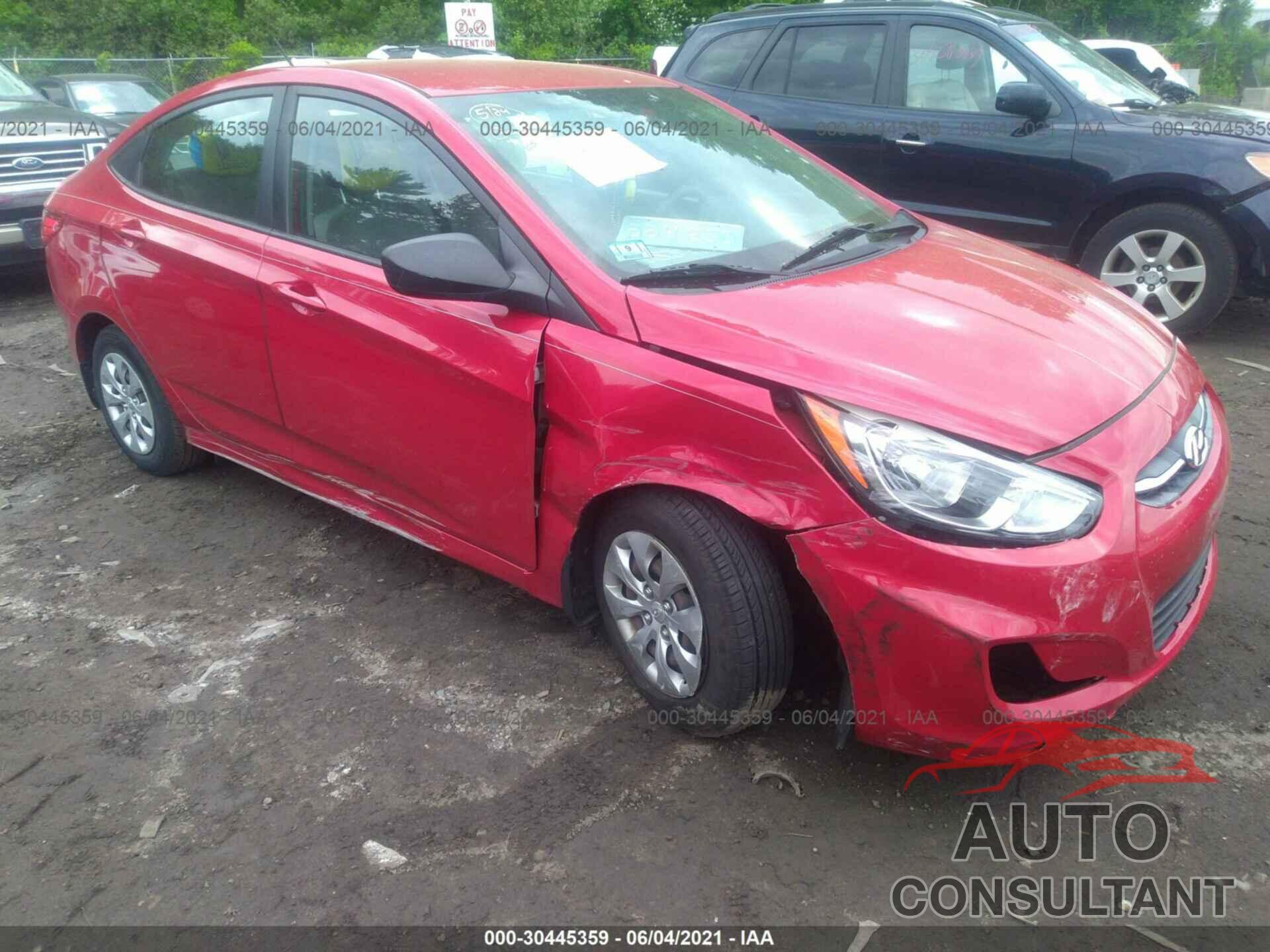 HYUNDAI ACCENT 2016 - KMHCT4AE3GU043705