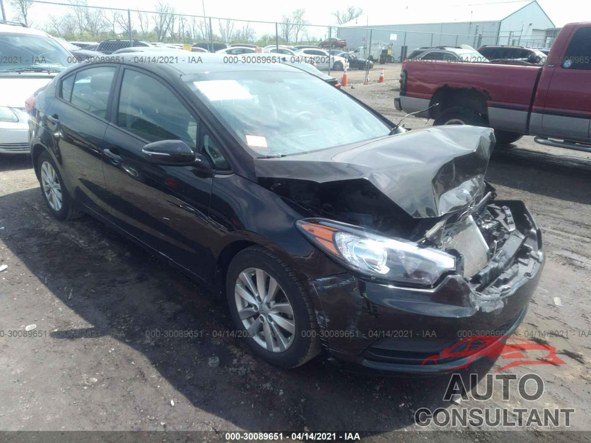KIA FORTE 2016 - KNAFX4A68G5476622