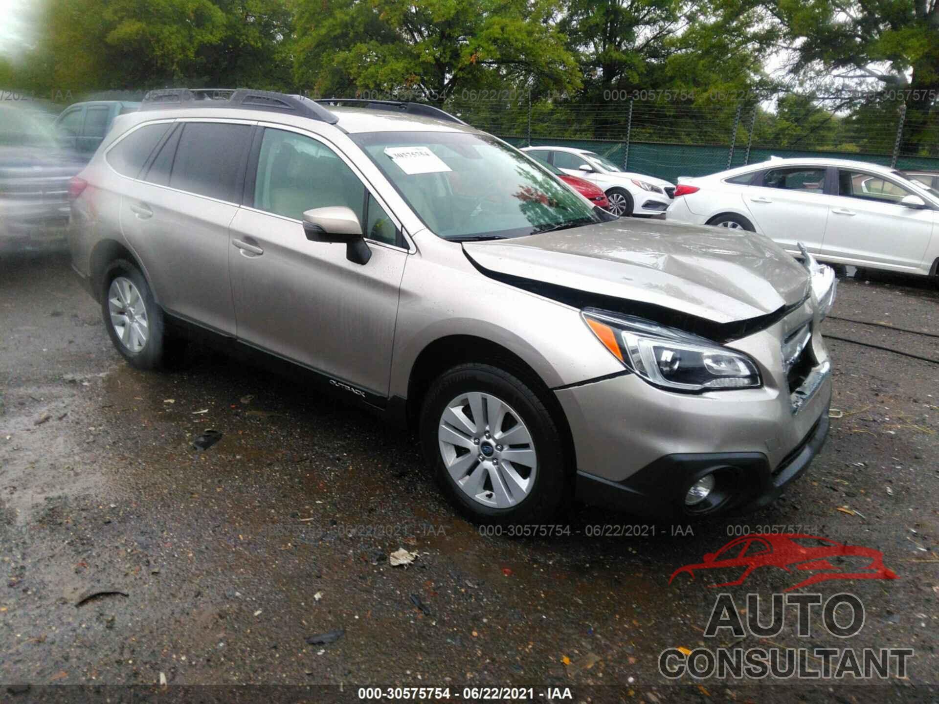 SUBARU OUTBACK 2017 - 4S4BSAFC0H3408921