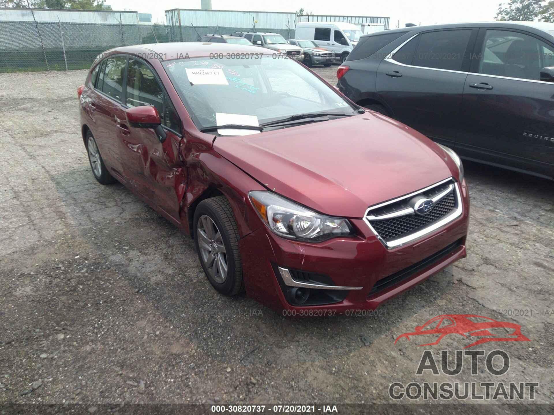 SUBARU IMPREZA WAGON 2016 - JF1GPAB62G8243781