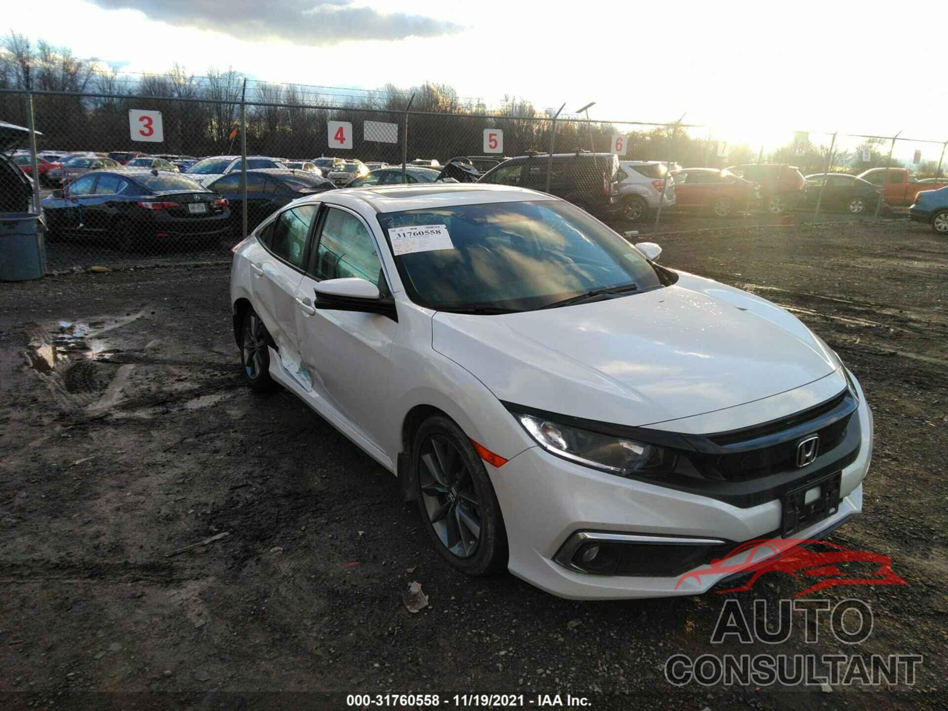 HONDA CIVIC SEDAN 2019 - 19XFC1F77KE202596