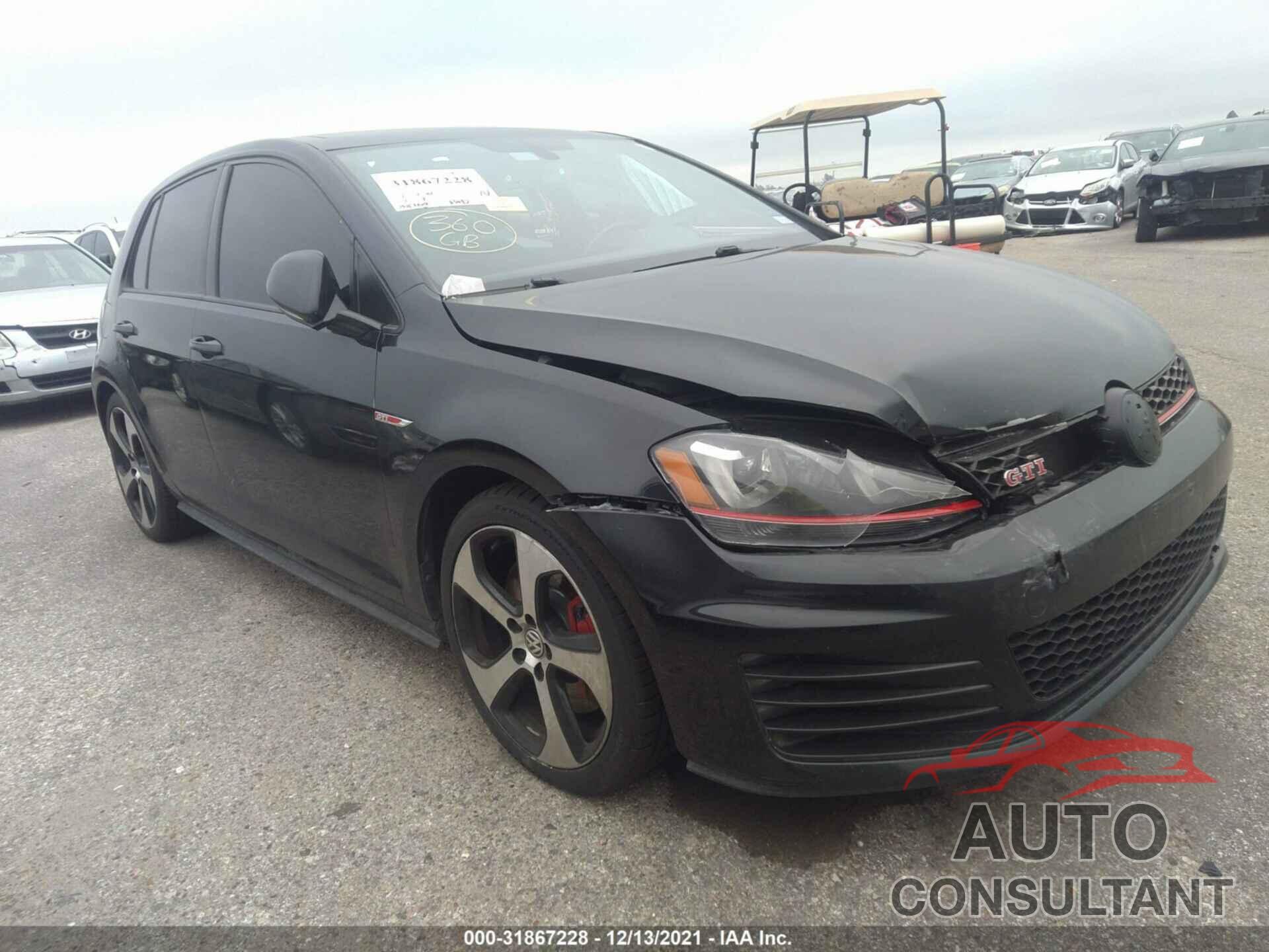 VOLKSWAGEN GOLF GTI 2016 - 3VW447AU3GM028413