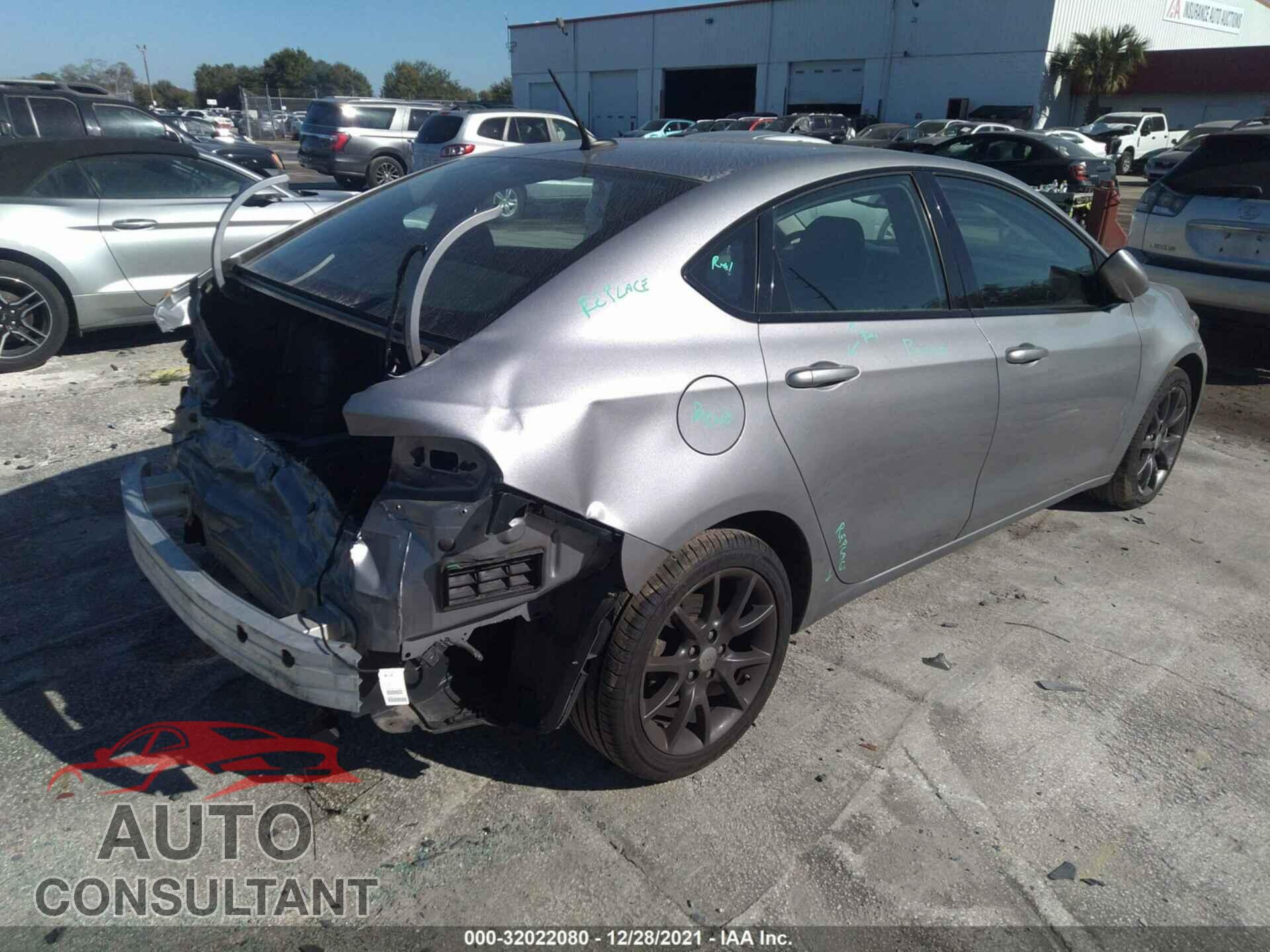DODGE DART 2015 - 1C3CDFAA8FD434281