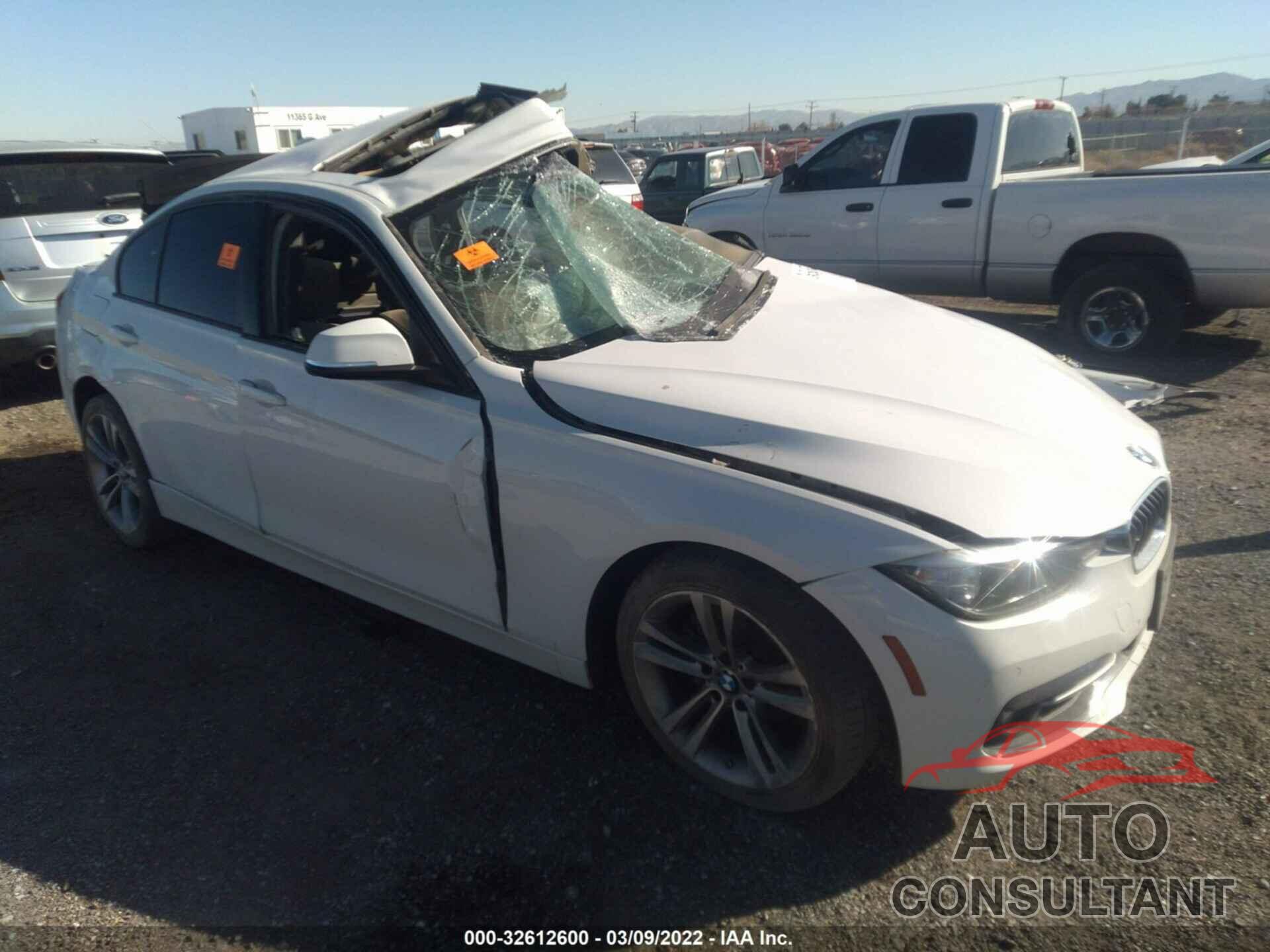 BMW 3 SERIES 2016 - WBA8E9G53GNT88619