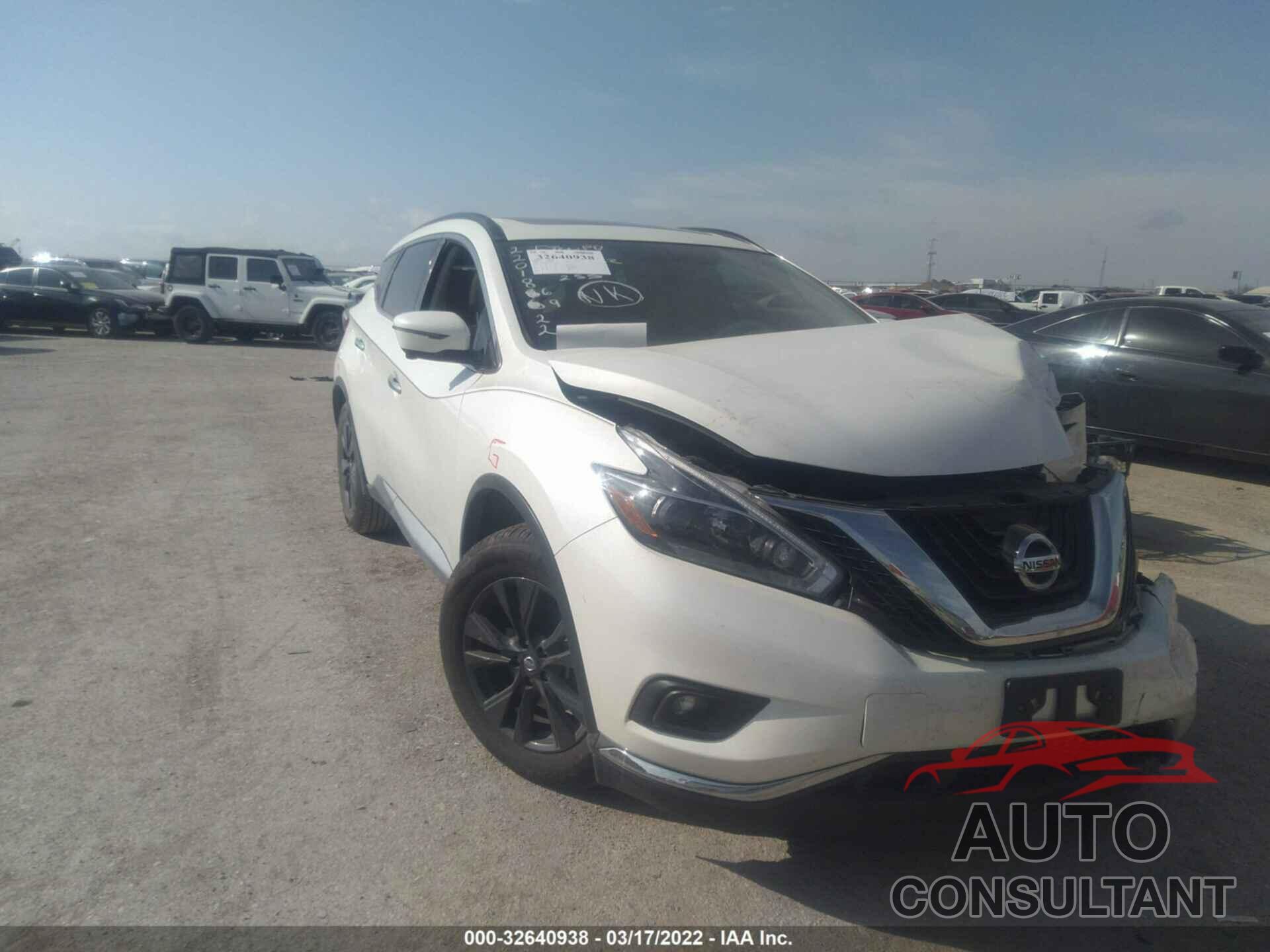 NISSAN MURANO 2018 - 5N1AZ2MG6JN113593