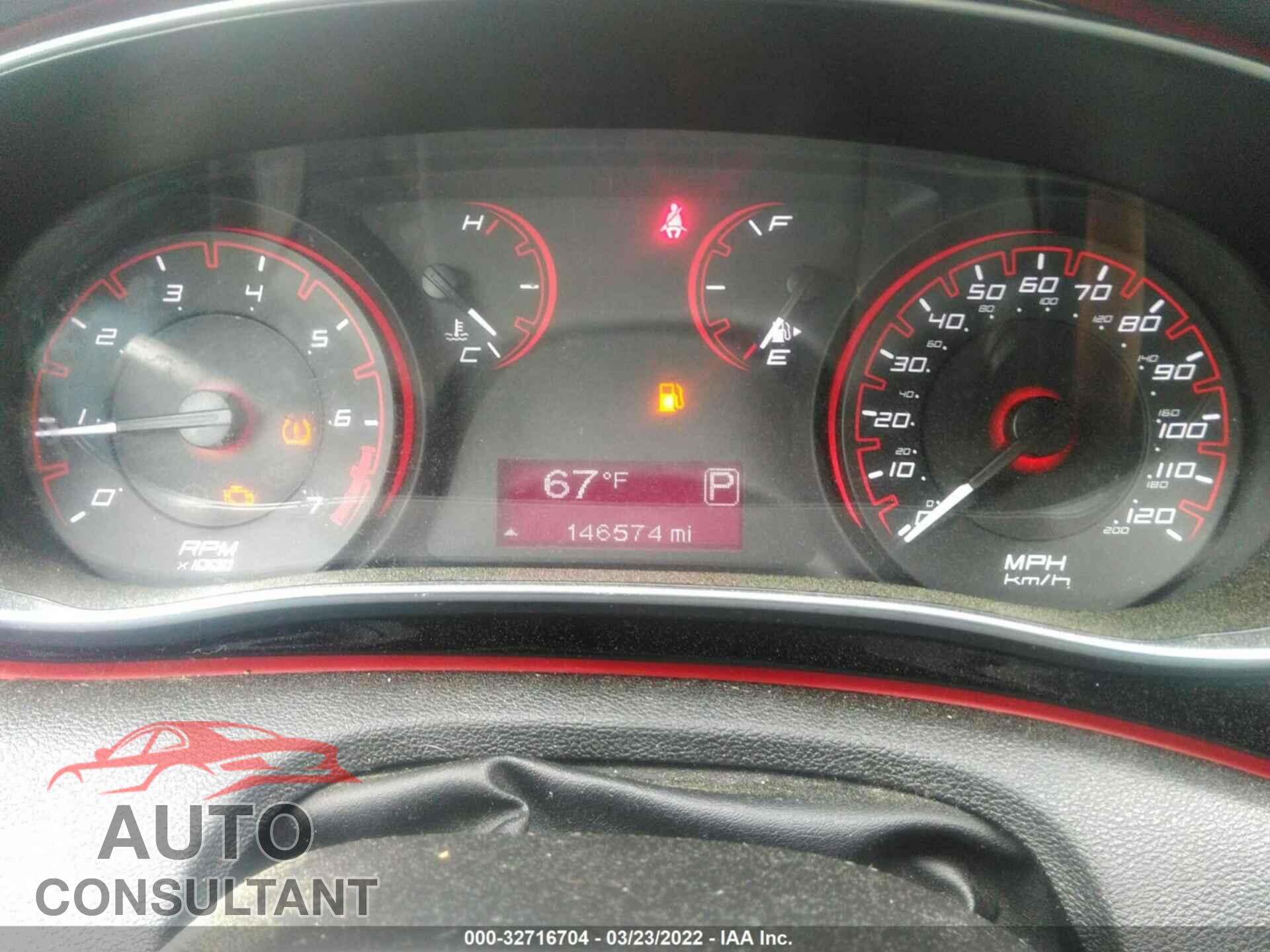 DODGE DART 2016 - 1C3CDFAA7GD530615