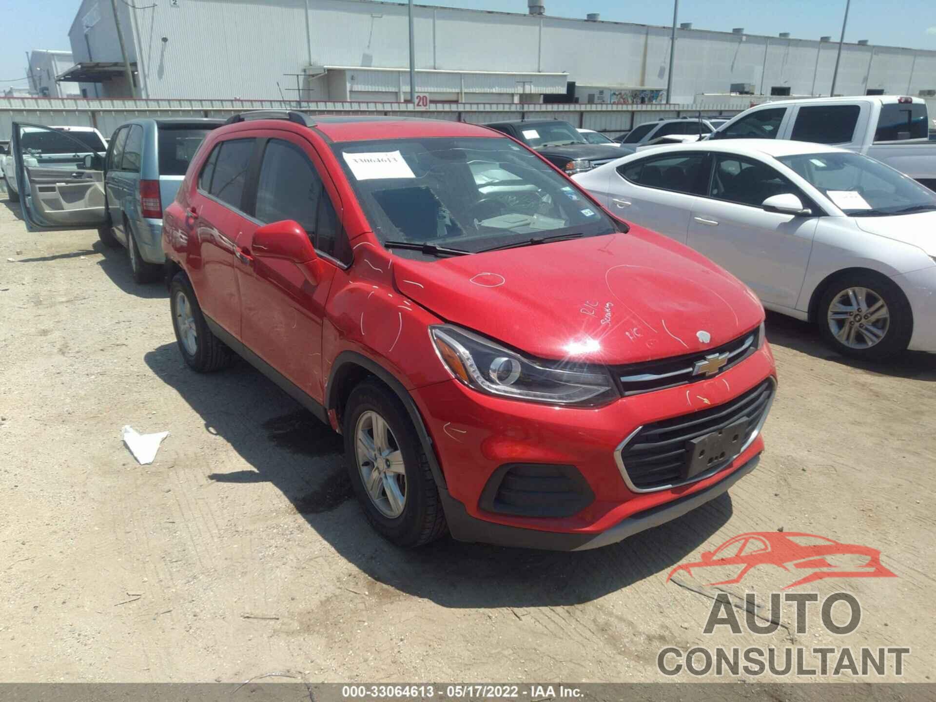 CHEVROLET TRAX 2017 - 3GNCJLSBXHL216387