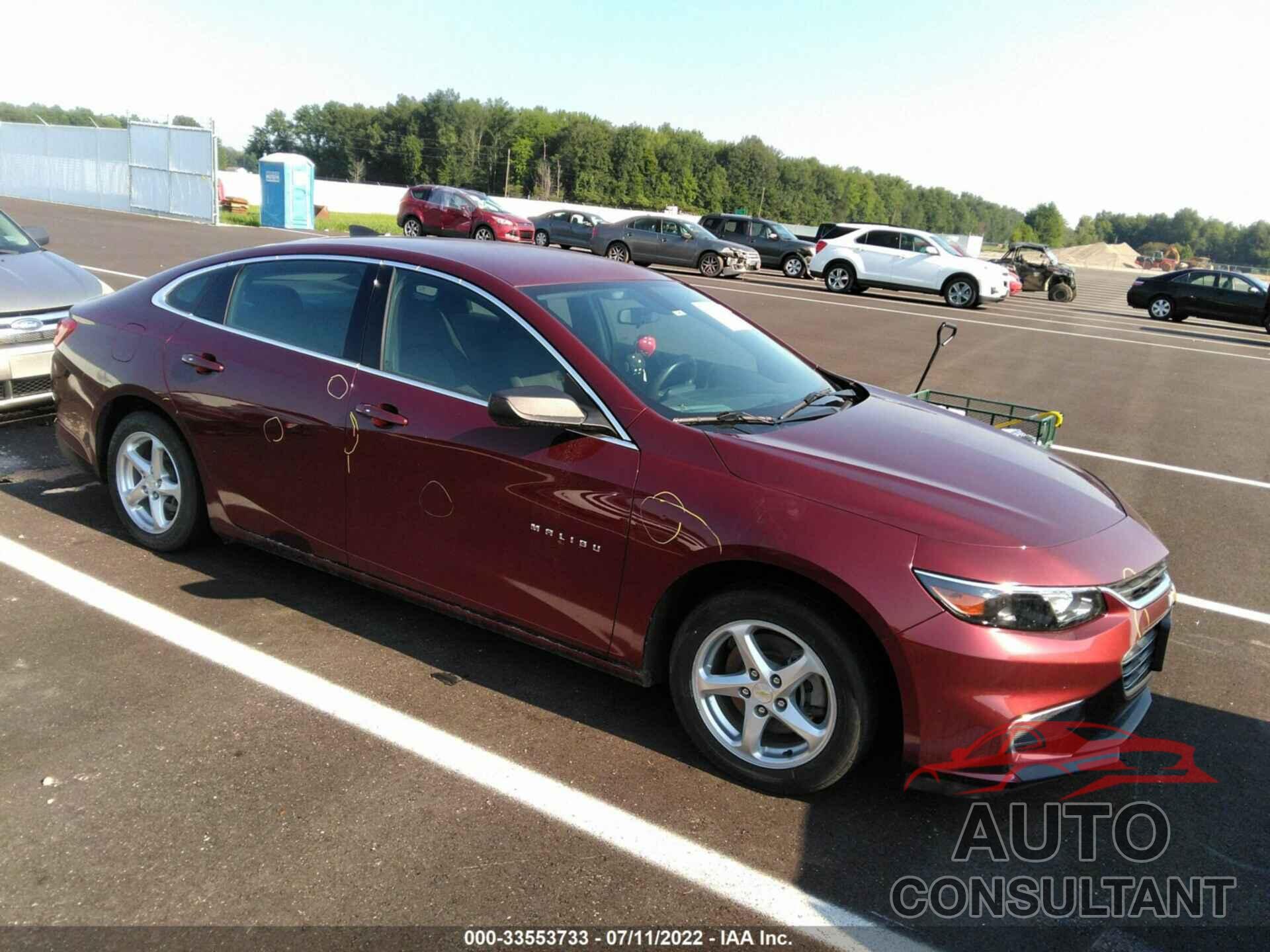 CHEVROLET MALIBU 2016 - 1G1ZB5ST0GF186810