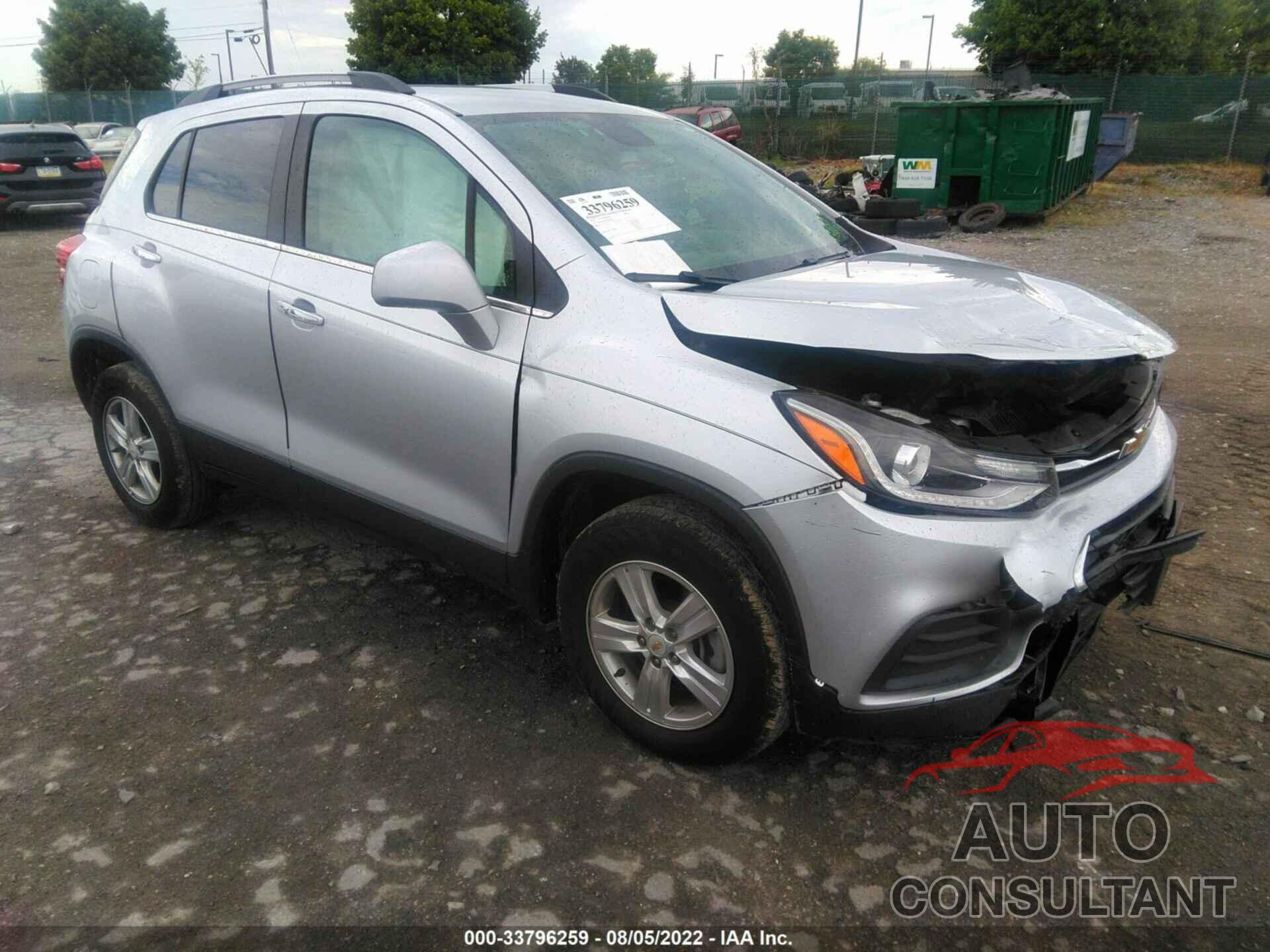 CHEVROLET TRAX 2019 - KL7CJPSB7KB830609