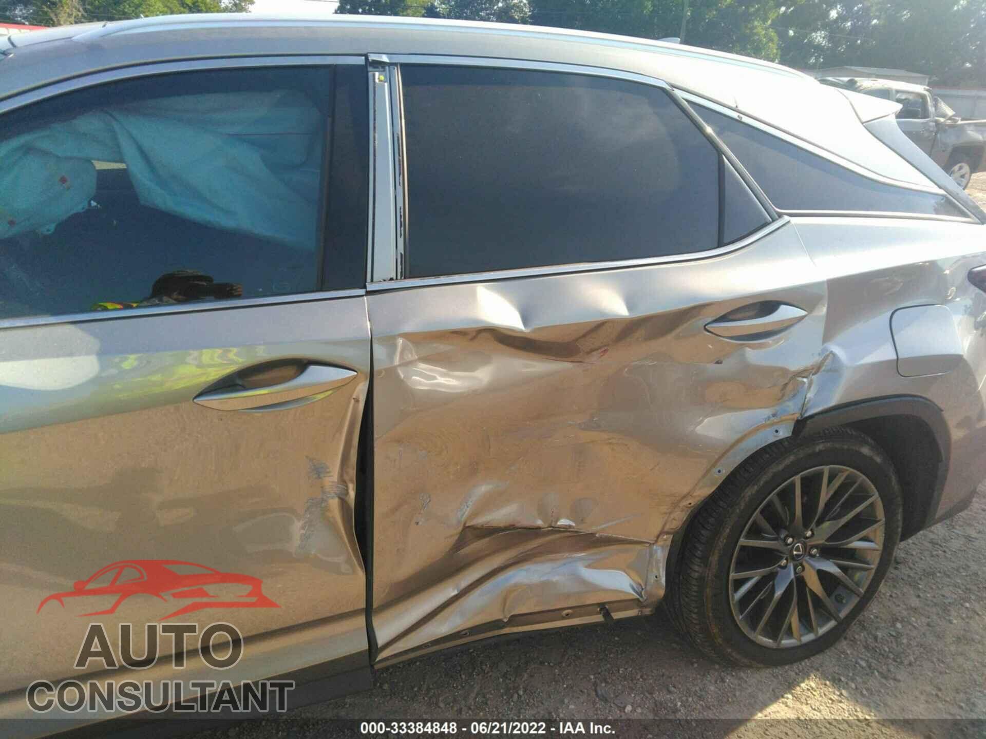 LEXUS RX 2017 - 2T2BZMCA7HC085958