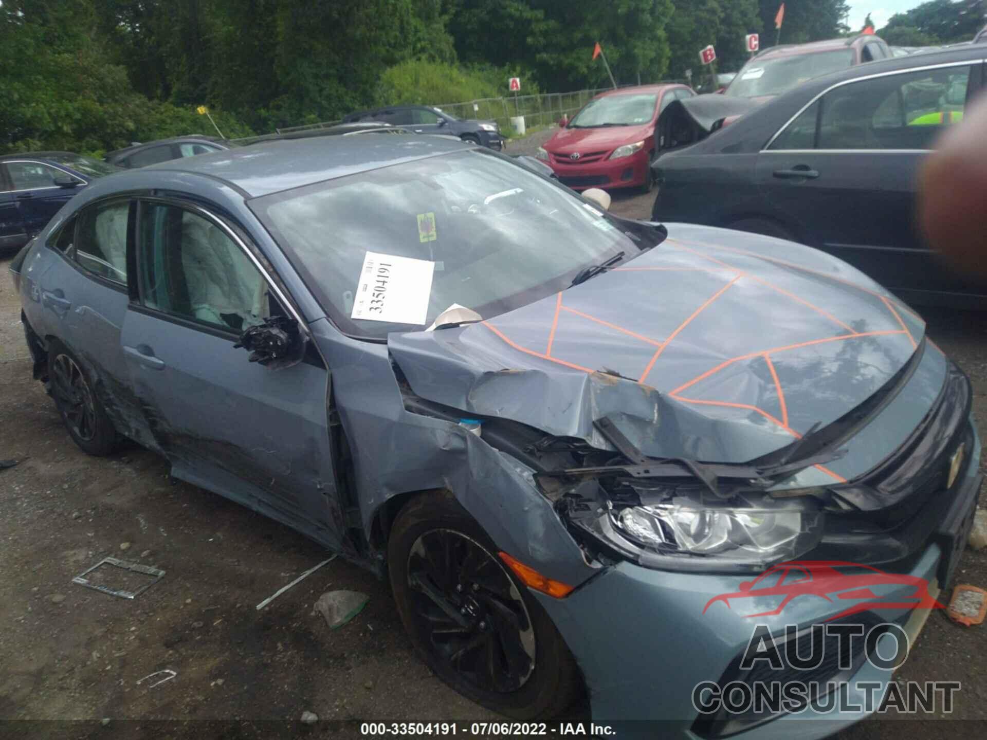 HONDA CIVIC HATCHBACK 2017 - SHHFK7H25HU410940