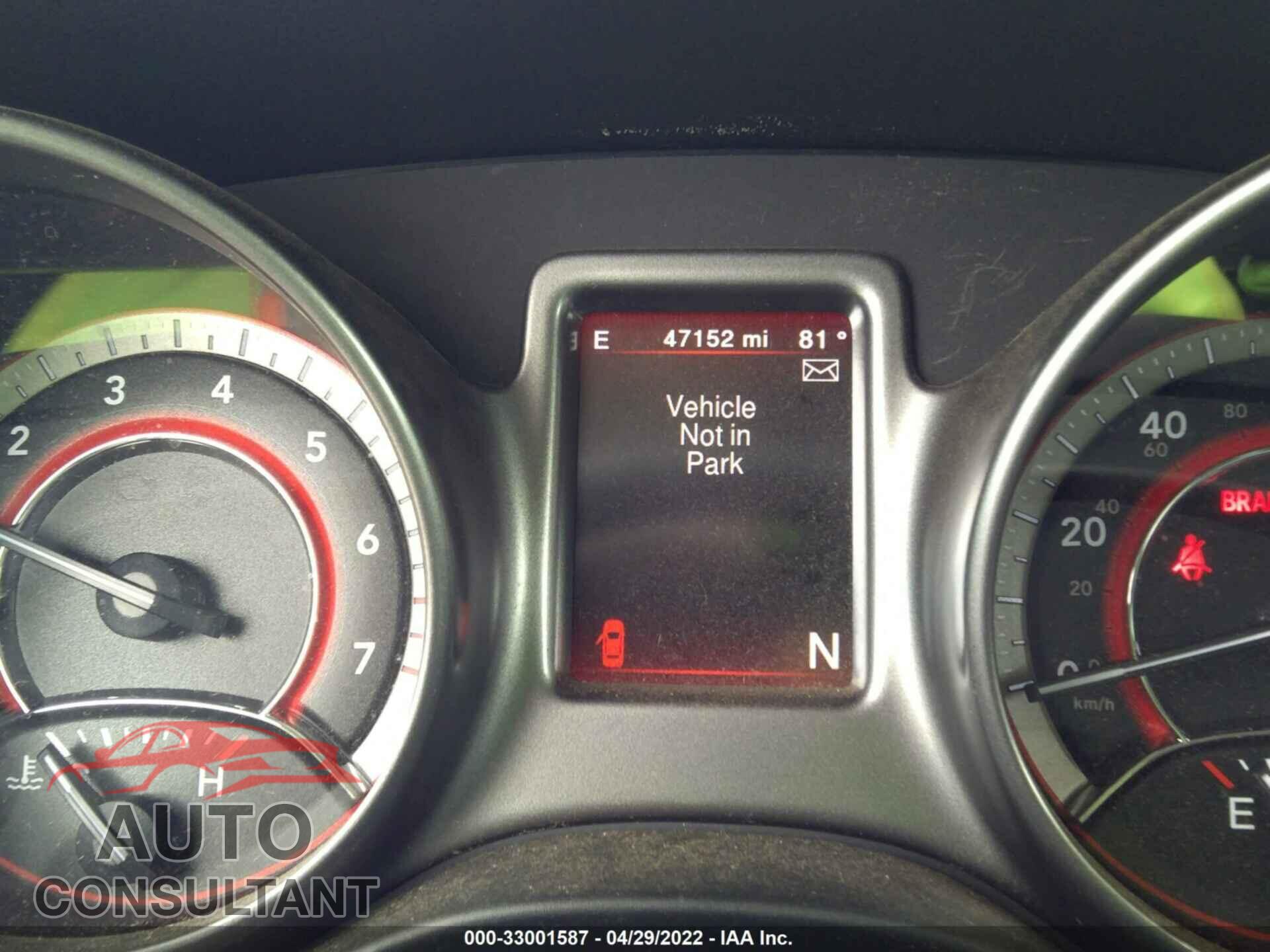 DODGE JOURNEY 2020 - 3C4PDCGB9LT201320
