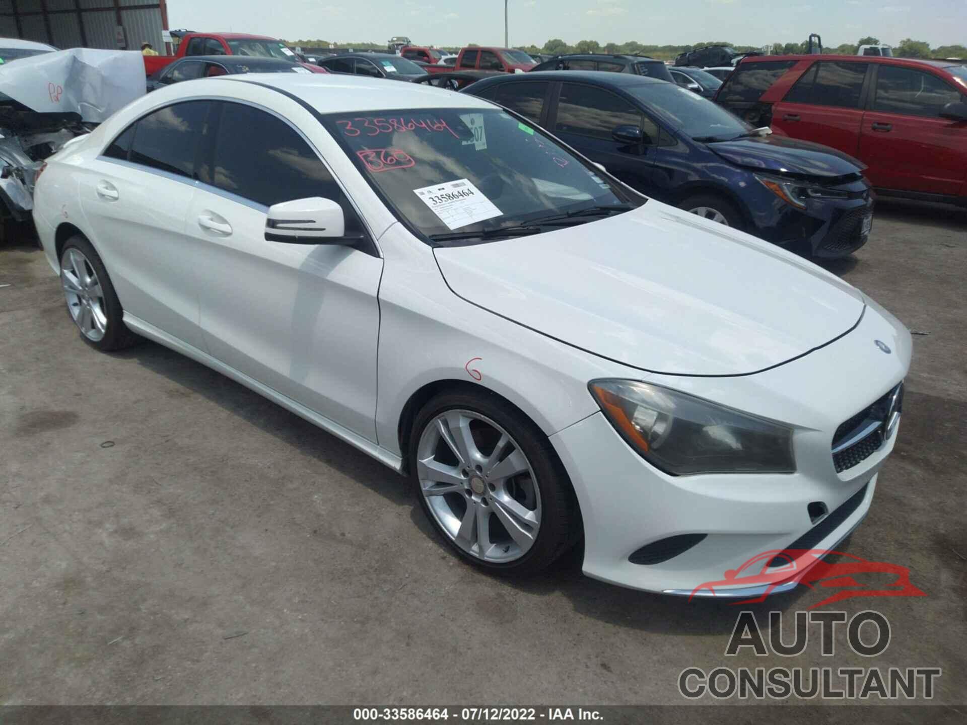 MERCEDES-BENZ CLA 2017 - WDDSJ4EB9HN456364