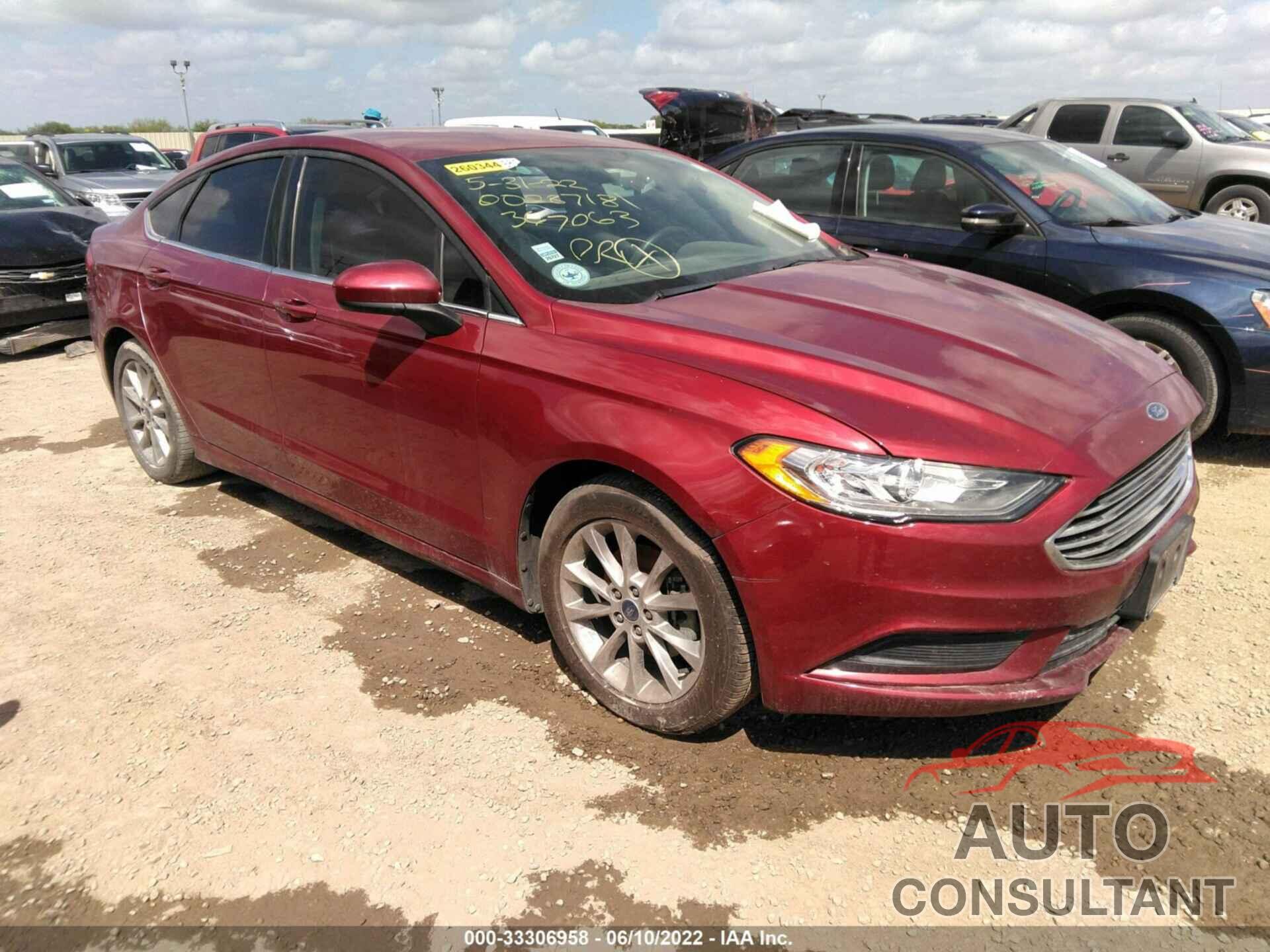 FORD FUSION 2017 - 3FA6P0HD6HR367063