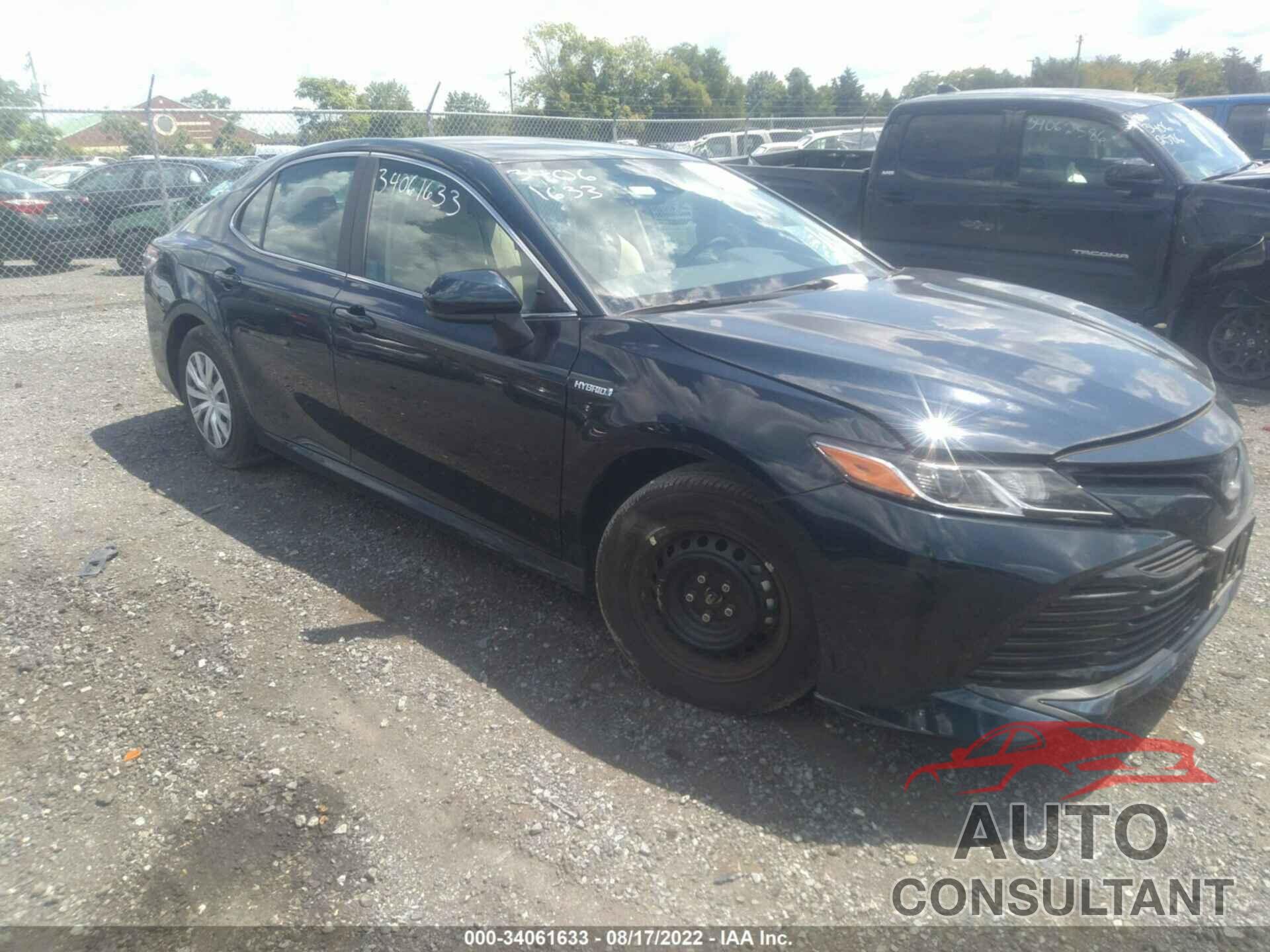 TOYOTA CAMRY 2019 - 4T1B31HK7KU007997