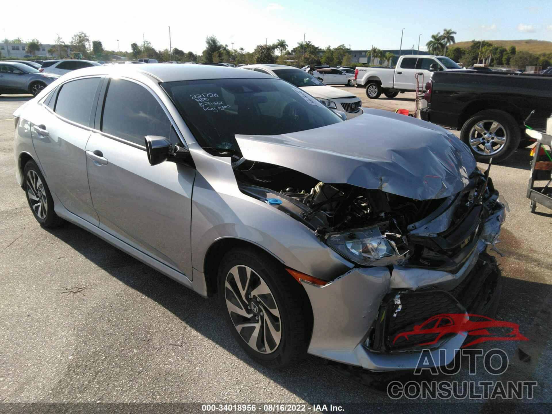 HONDA CIVIC HATCHBACK 2019 - SHHFK7H3XKU221720