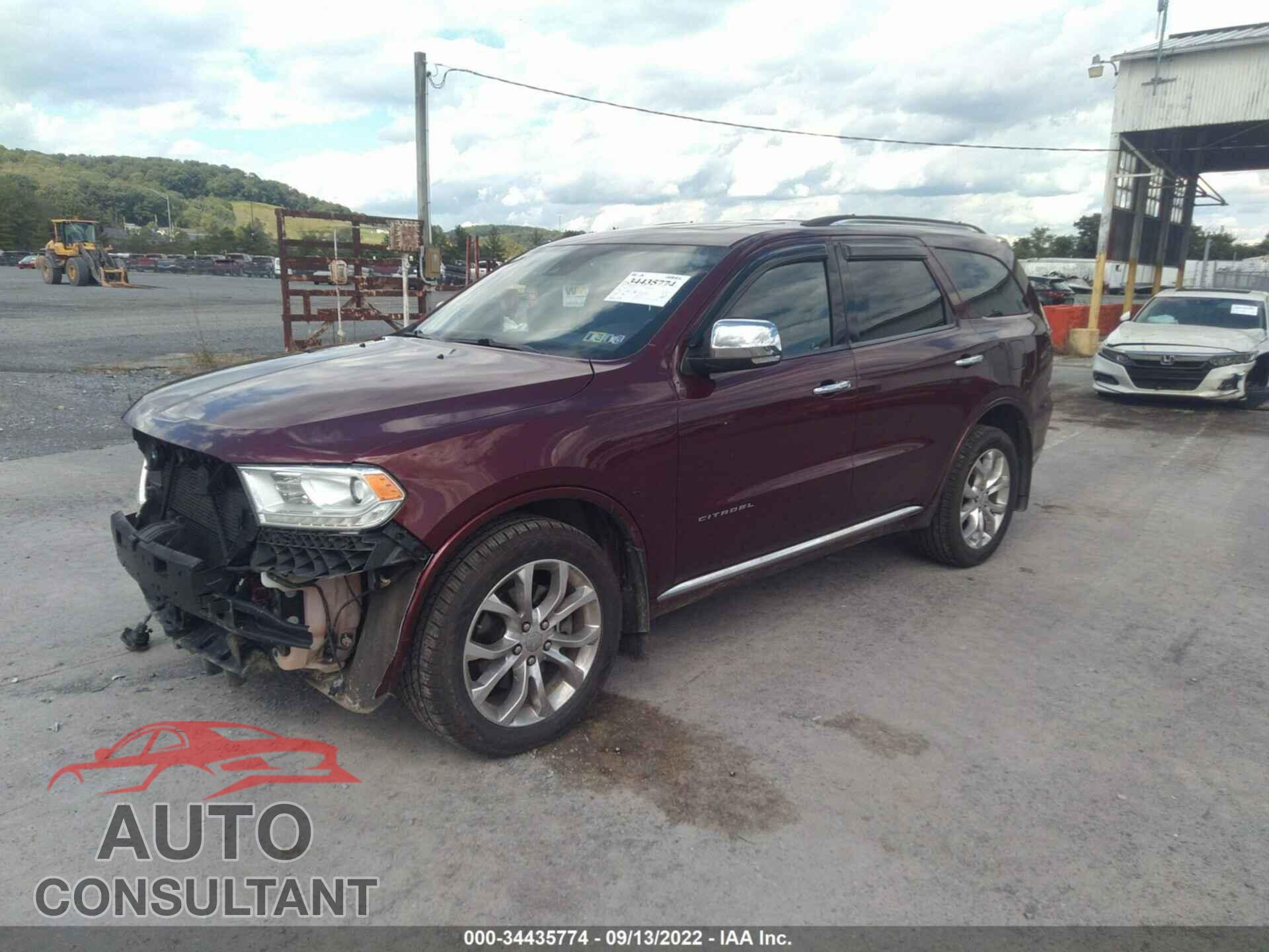DODGE DURANGO 2016 - 1C4RDJEG5GC300861