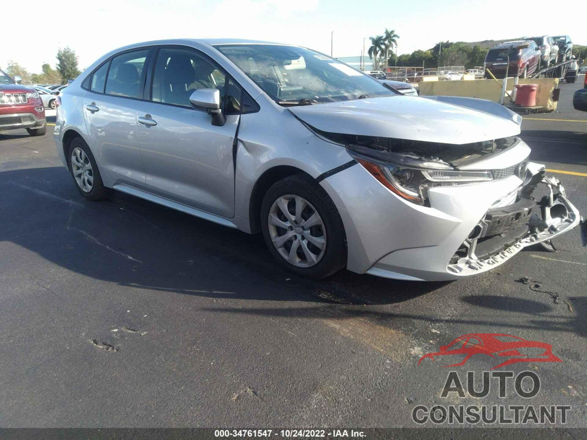 TOYOTA COROLLA 2020 - JTDEPRAE6LJ099342
