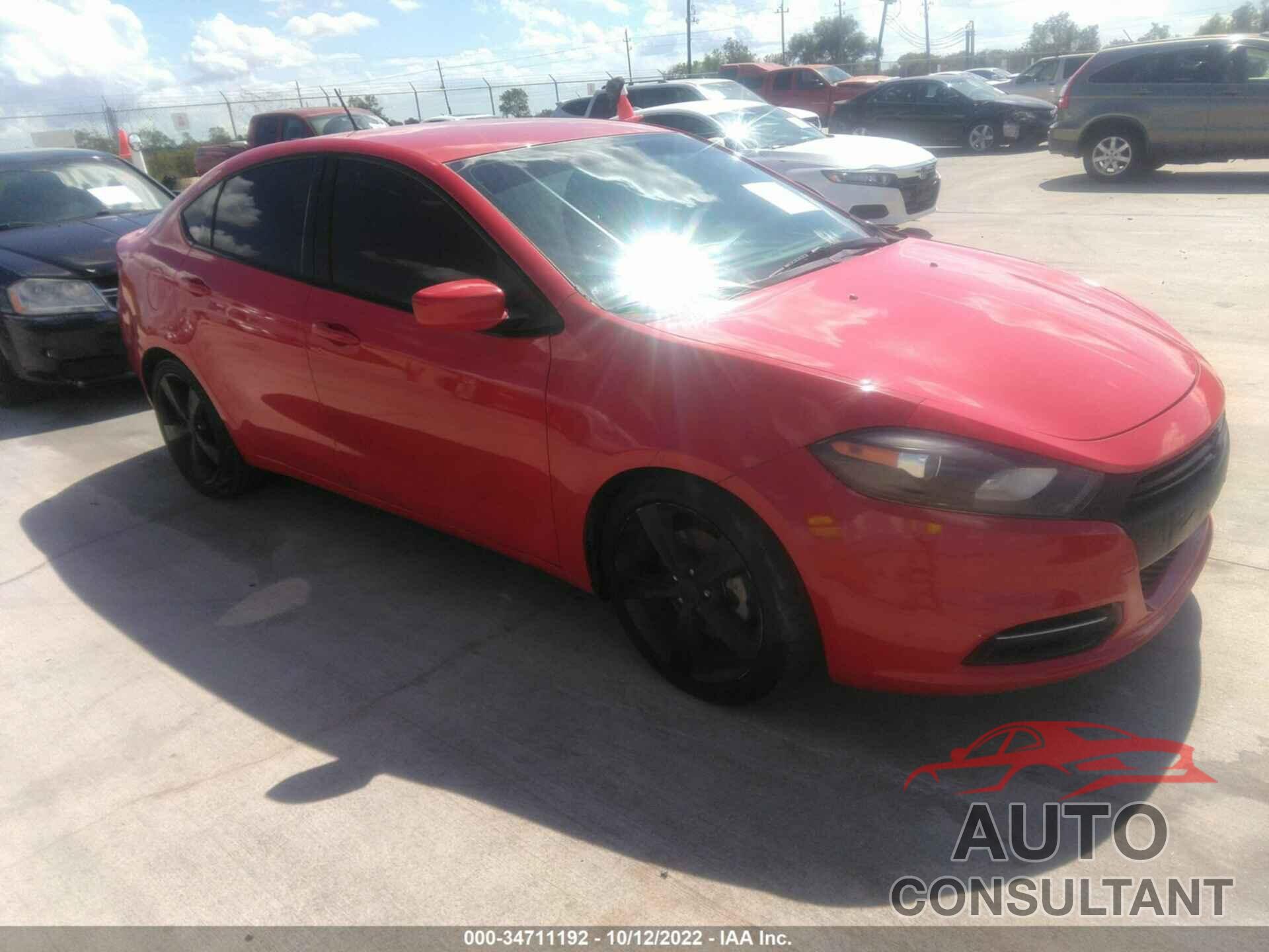 DODGE DART 2016 - 1C3CDFBB9GD694519