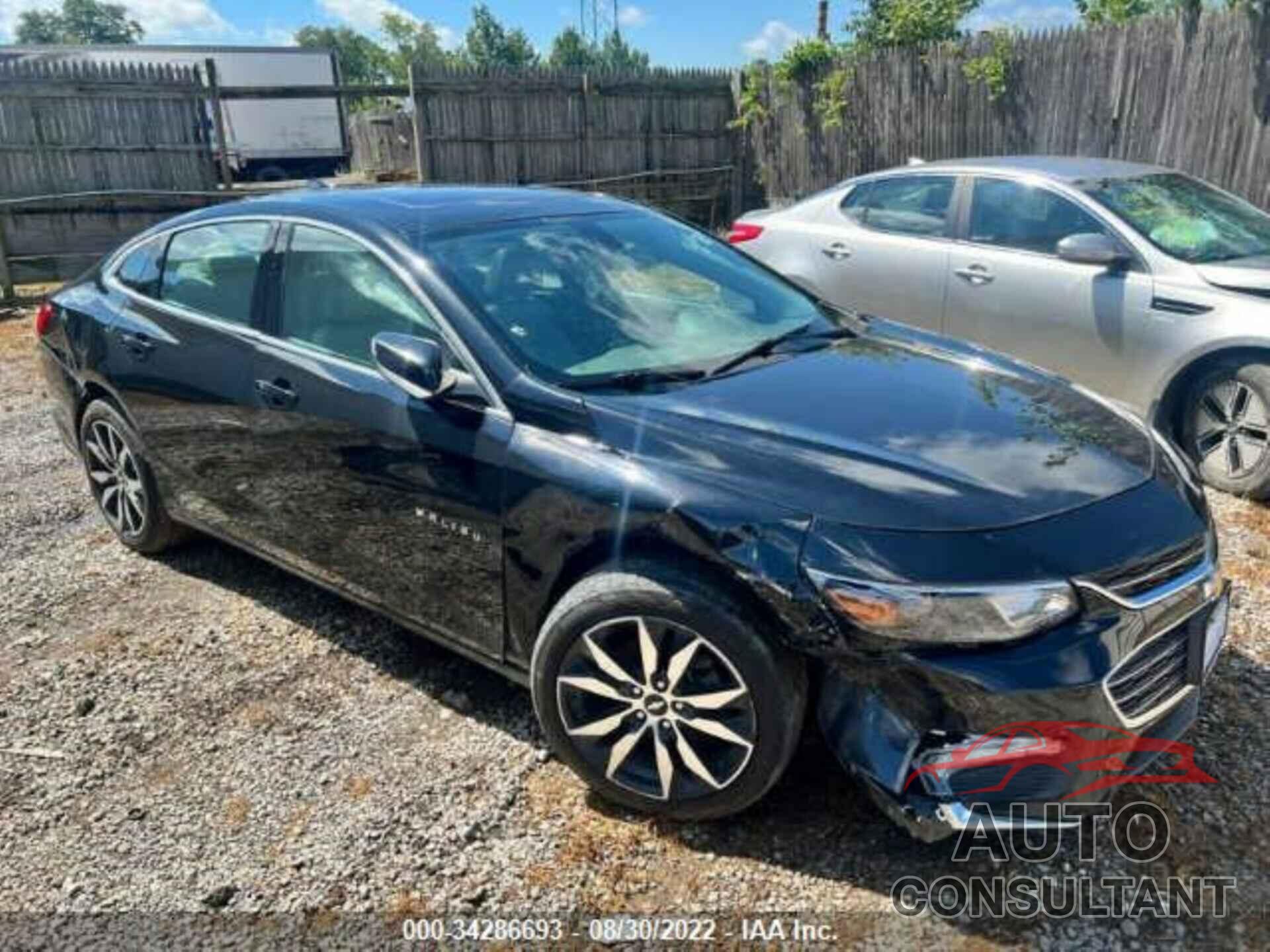 CHEVROLET MALIBU 2016 - 1G1ZE5ST4GF179396
