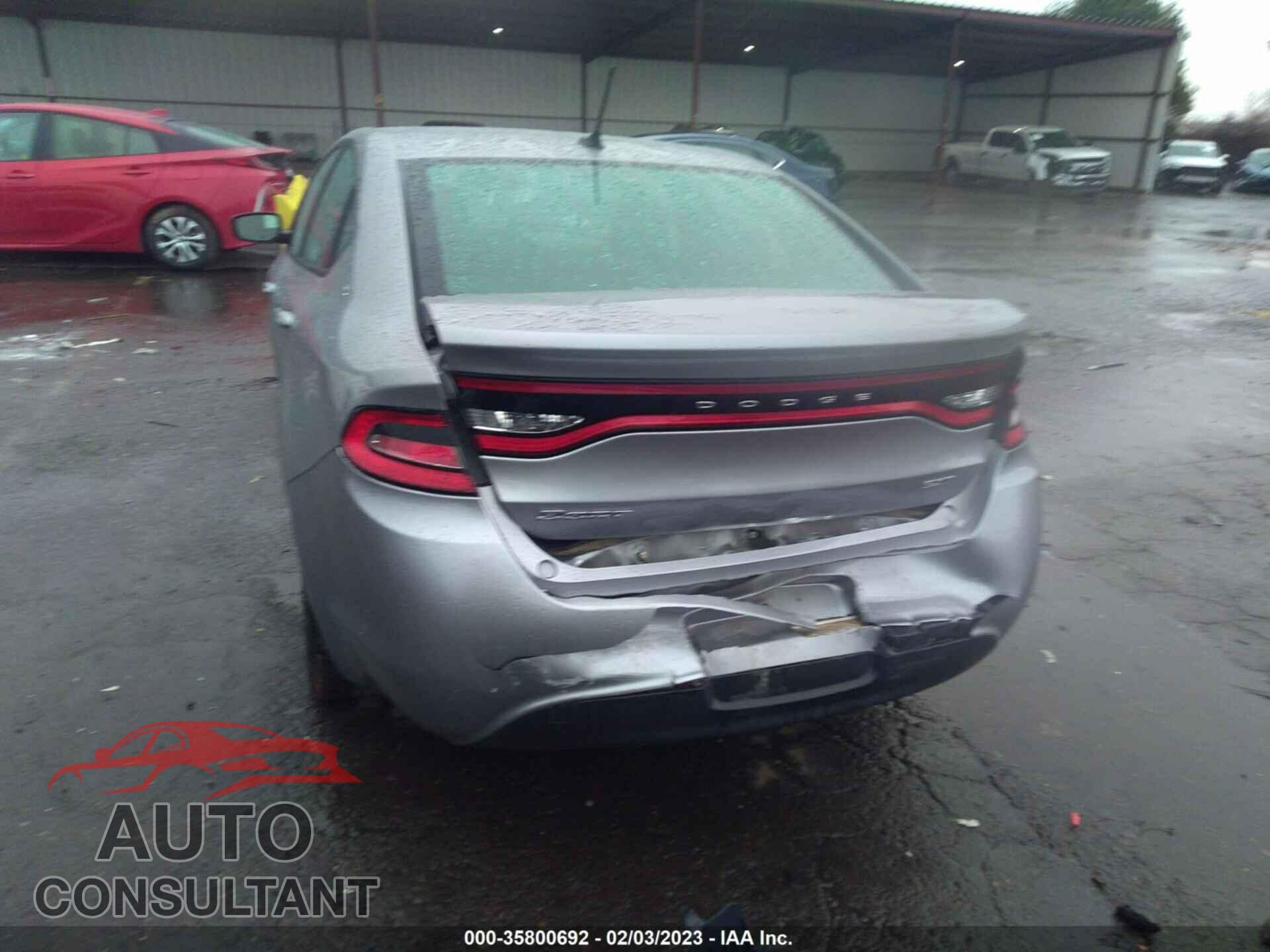 DODGE DART 2016 - 1C3CDFBA7GD720607