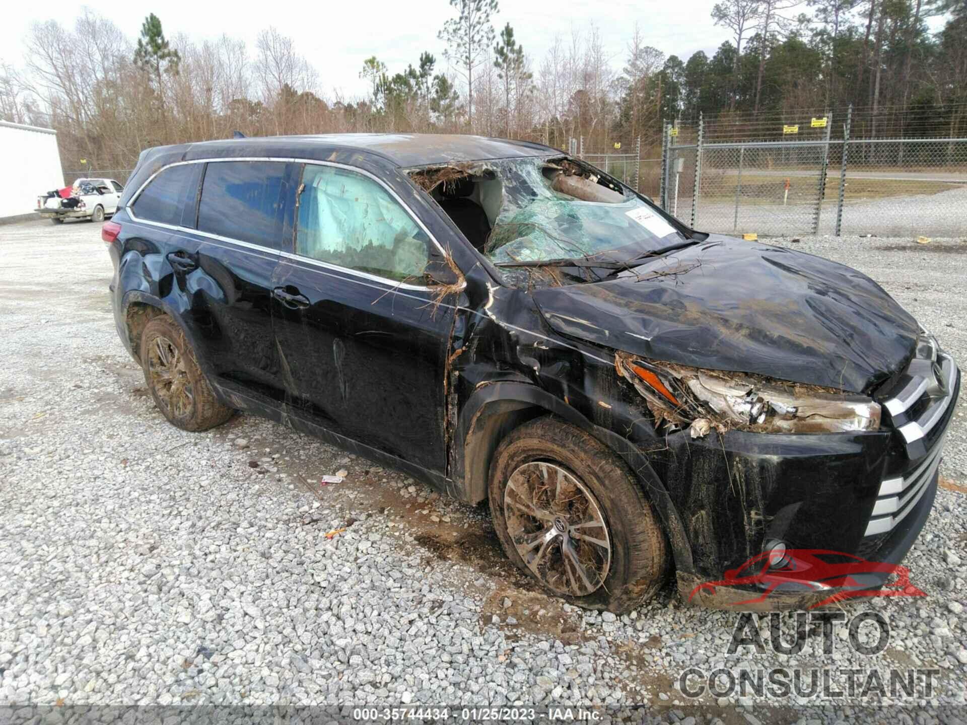 TOYOTA HIGHLANDER 2019 - 5TDZZRFH8KS327096
