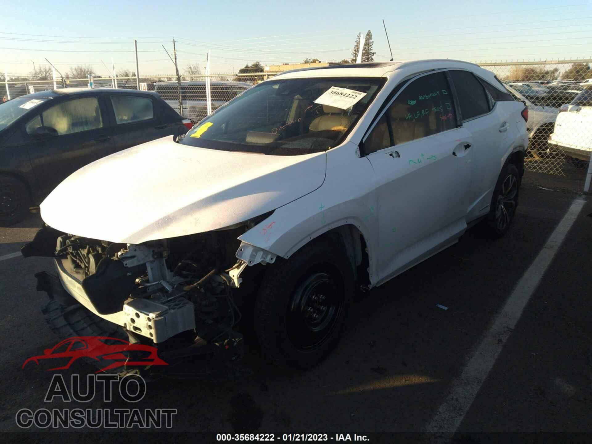 LEXUS RX 2017 - 2T2BGMCA5HC018488