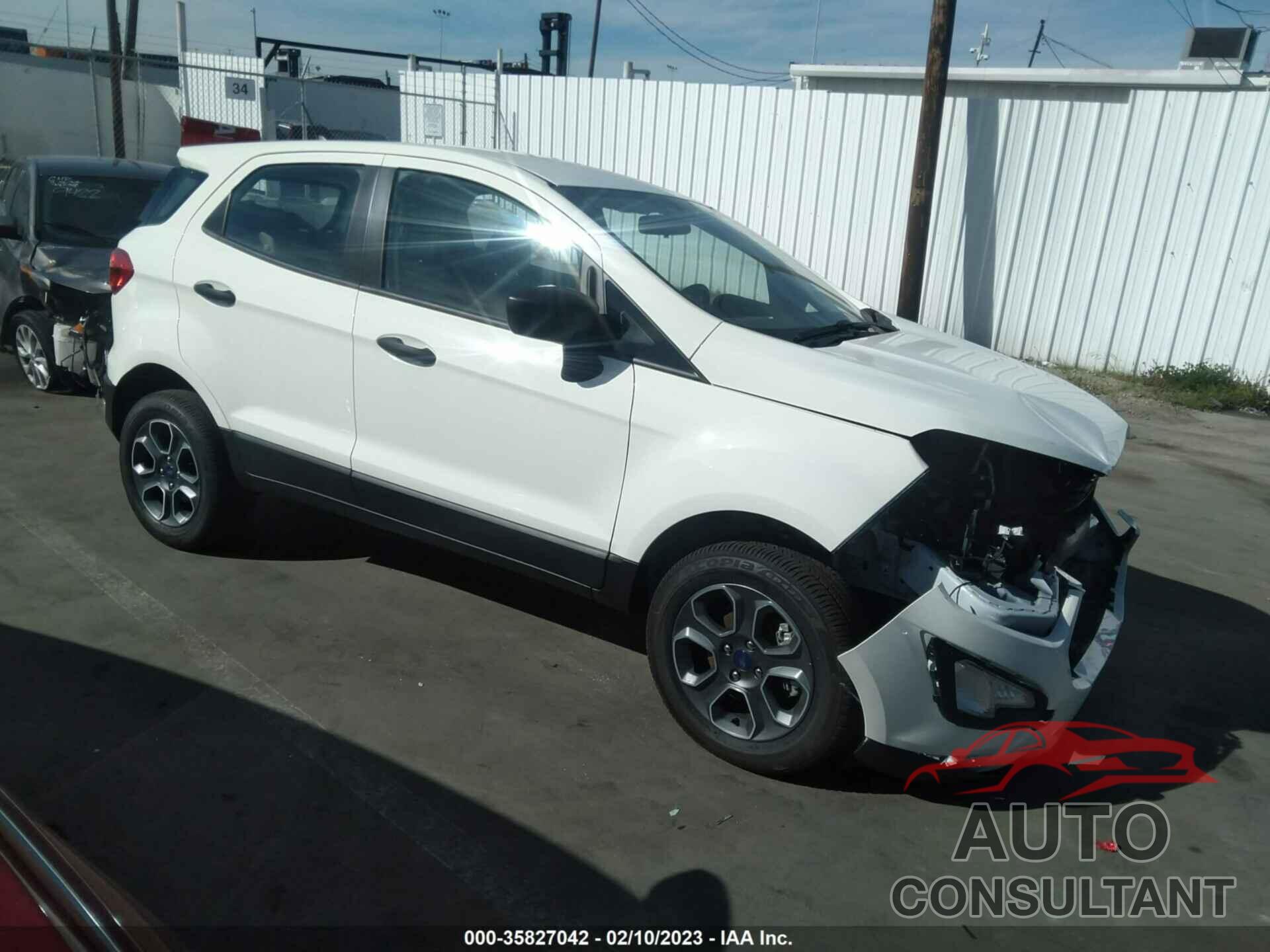 FORD ECOSPORT 2022 - MAJ6S3FL9NC468893