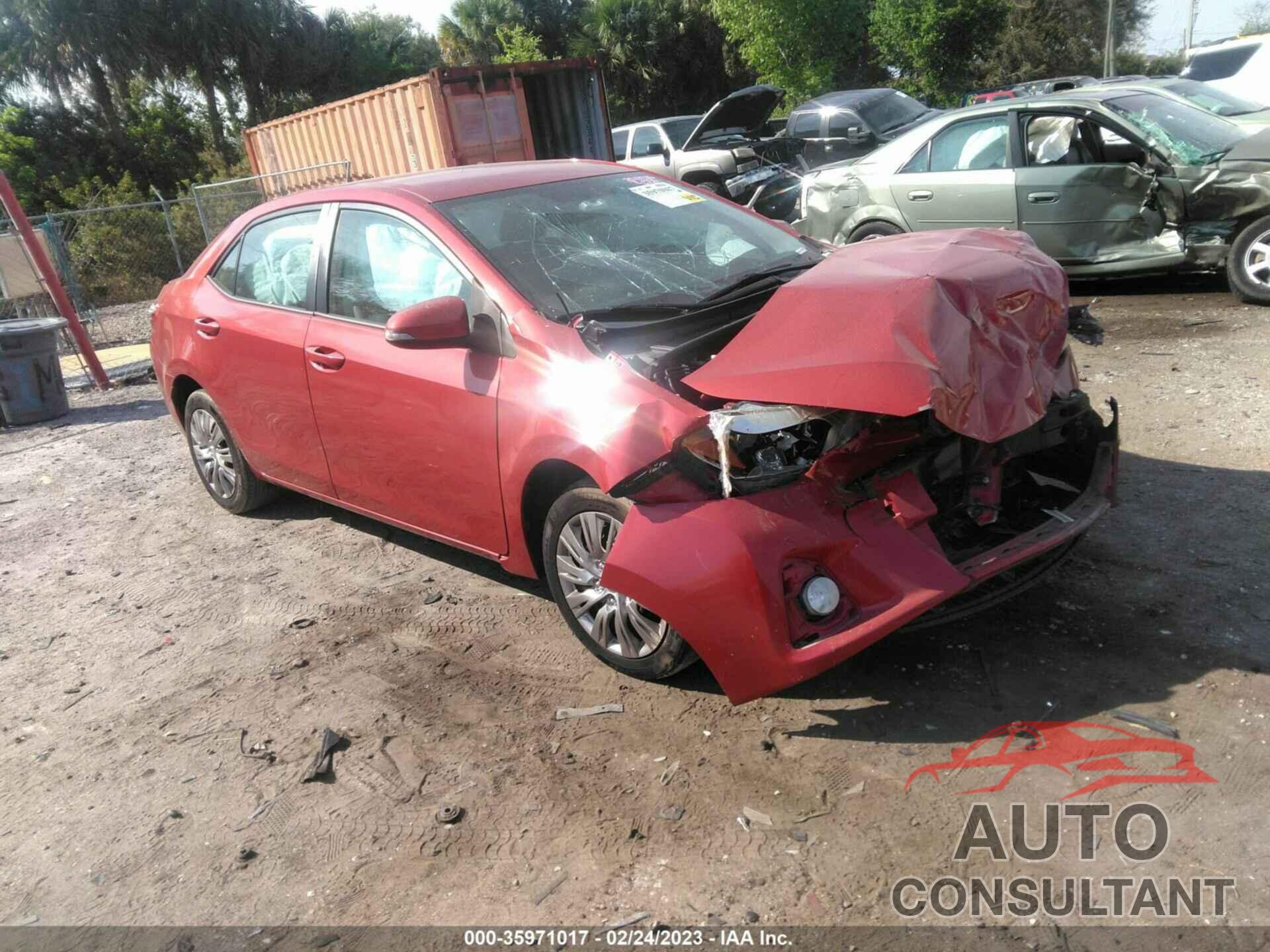 TOYOTA COROLLA 2016 - 5YFBURHEXGP457061