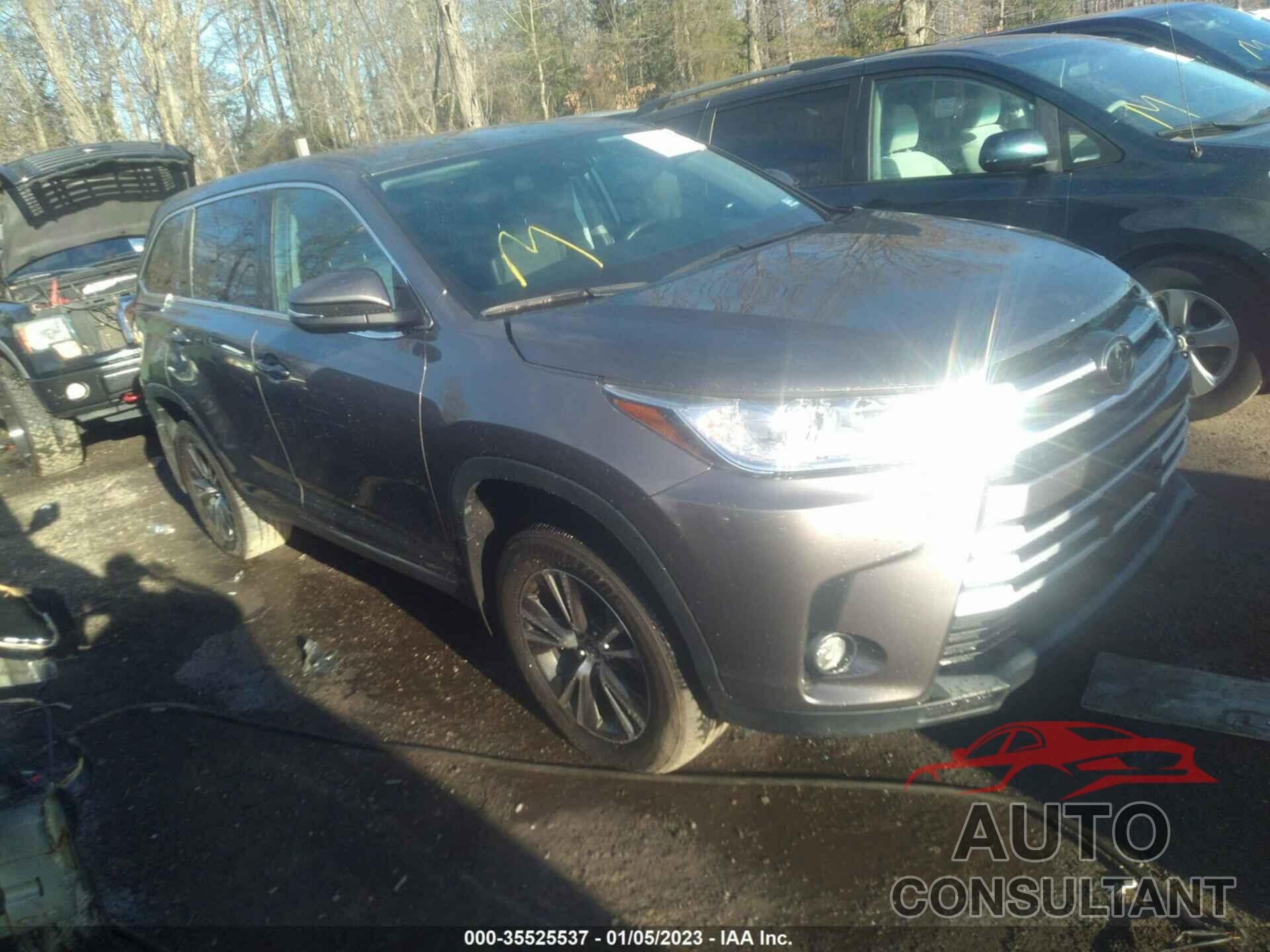 TOYOTA HIGHLANDER 2019 - 5TDBZRFH6KS705434