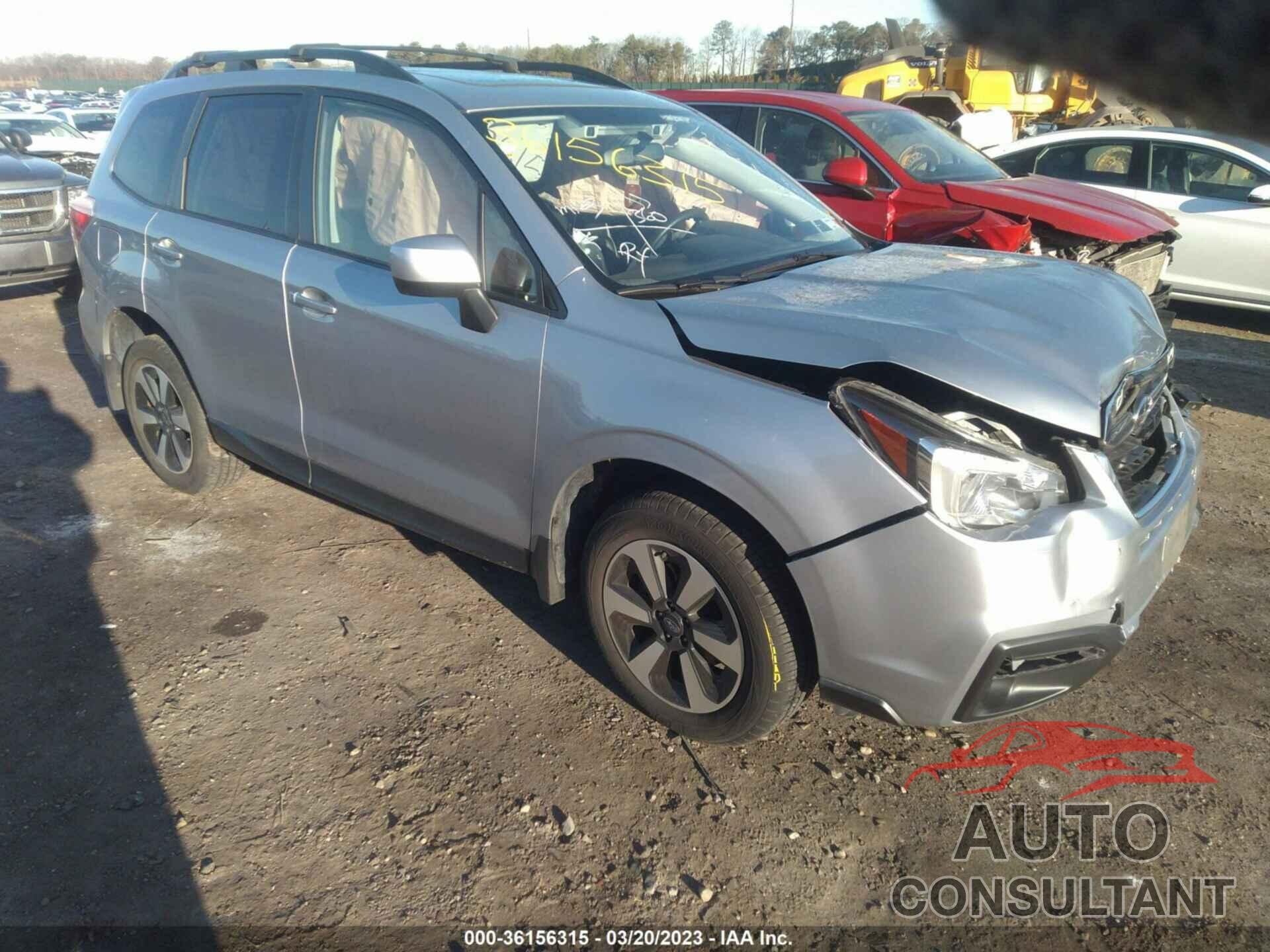 SUBARU FORESTER 2018 - JF2SJAGC8JH562504