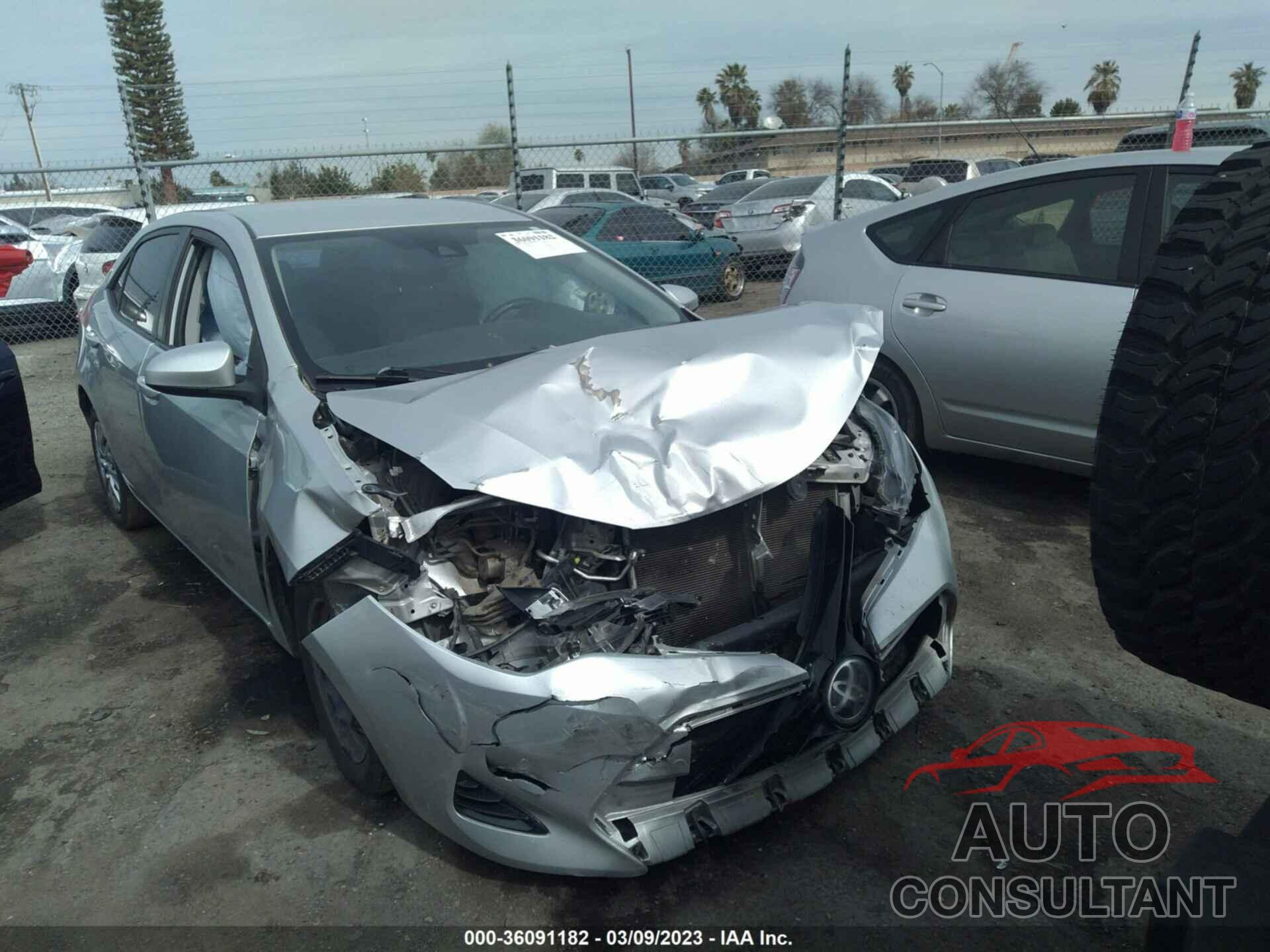 TOYOTA COROLLA 2017 - 5YFBURHE9HP599872