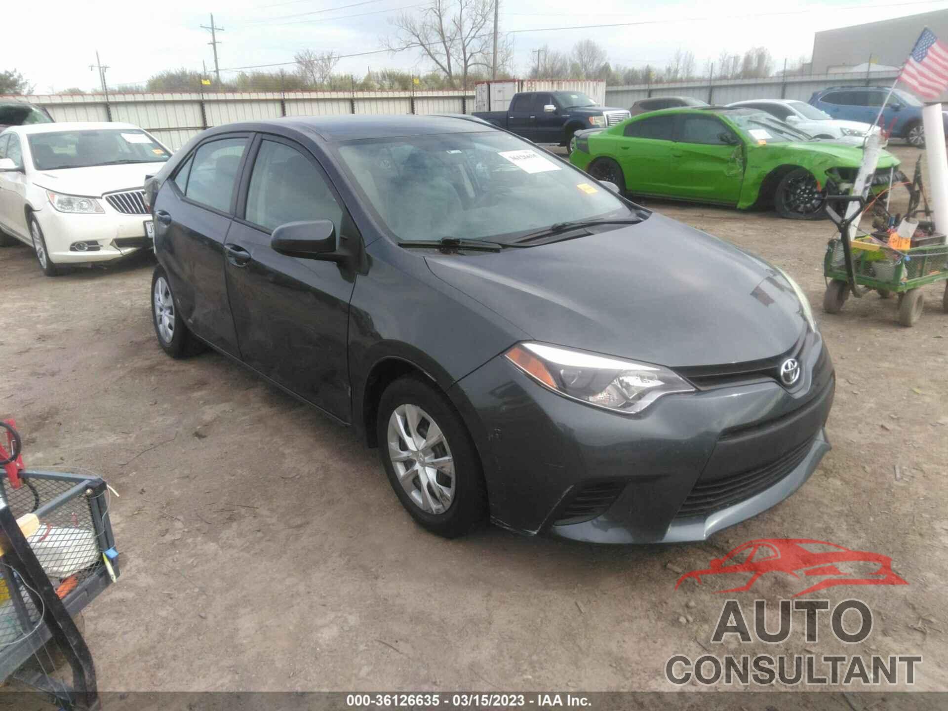 TOYOTA COROLLA 2015 - 5YFBURHE3FP226517