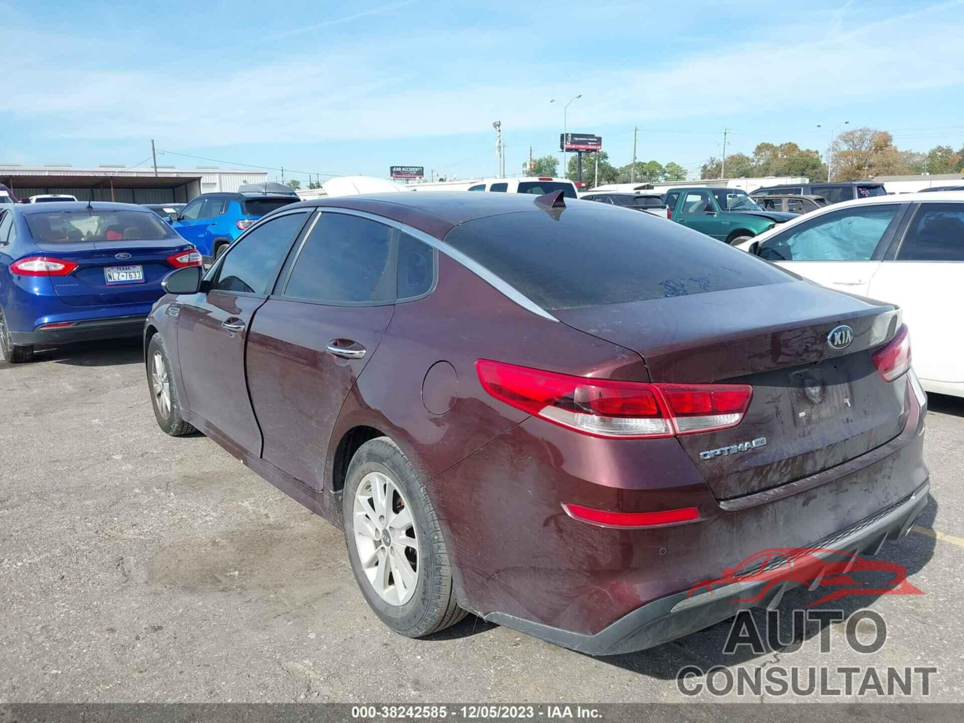 KIA OPTIMA 2019 - 5XXGT4L3XKG281275