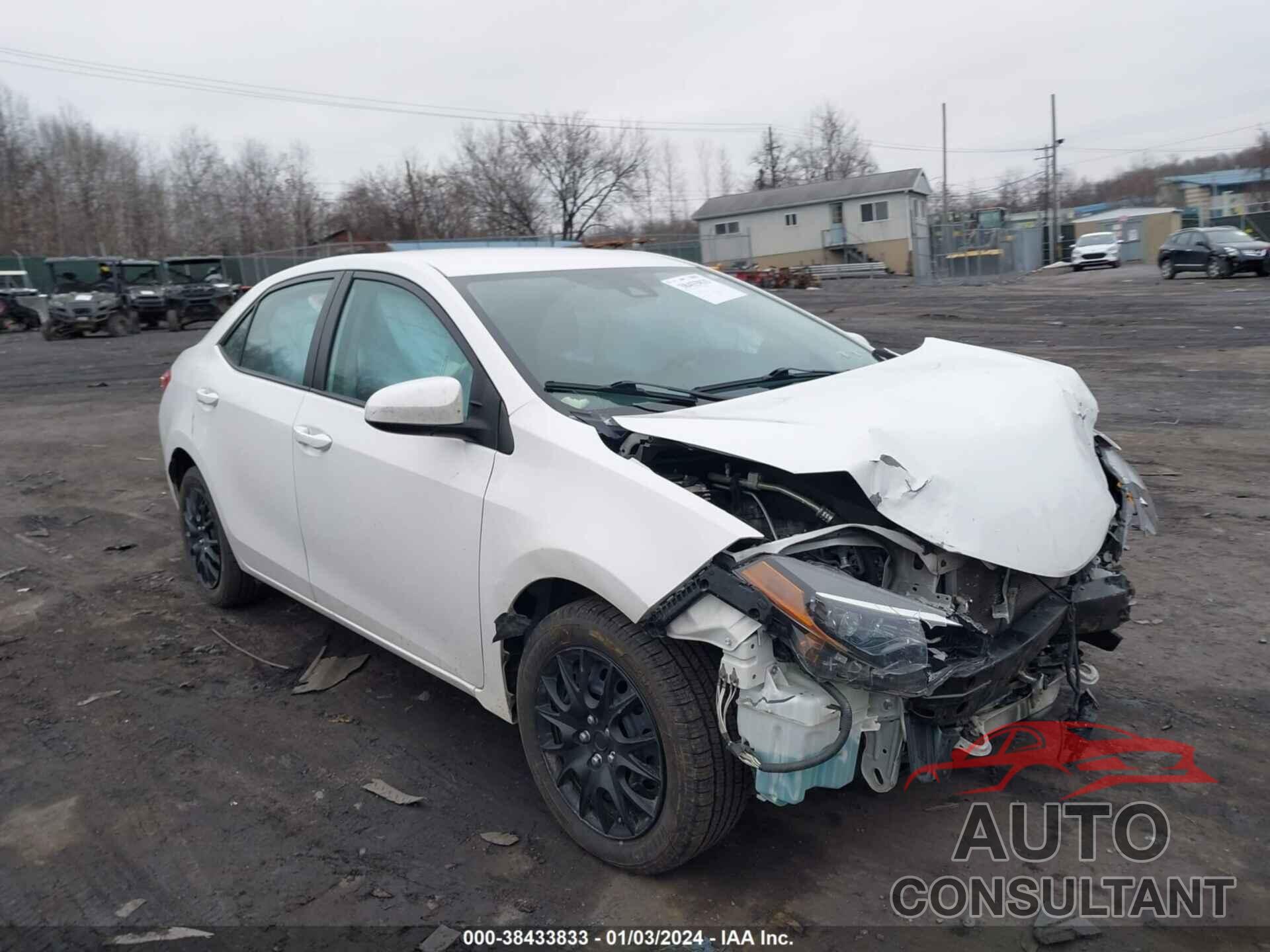 TOYOTA COROLLA 2019 - 5YFBURHE7KP938538