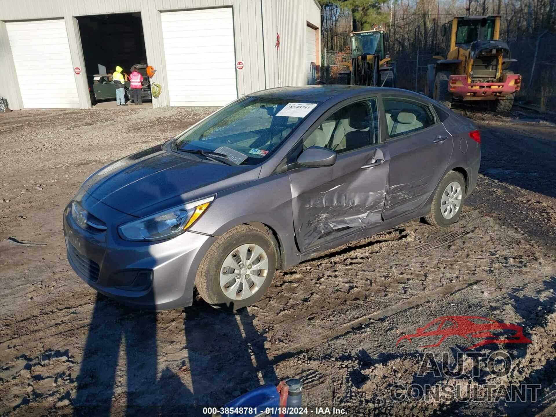 HYUNDAI ACCENT 2016 - KMHCT4AE5GU122468