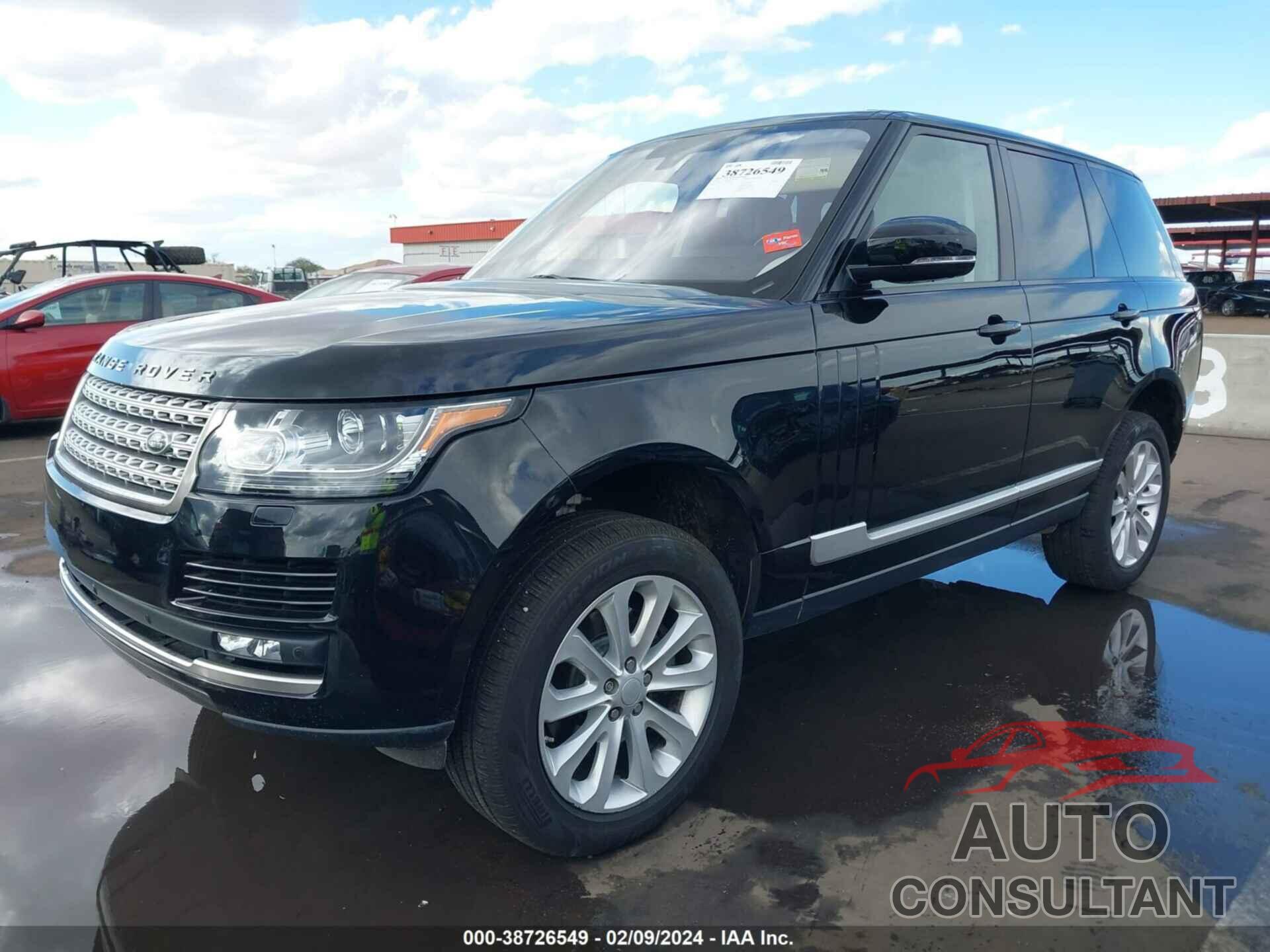 LAND ROVER RANGE ROVER 2016 - SALGS2KF1GA293930