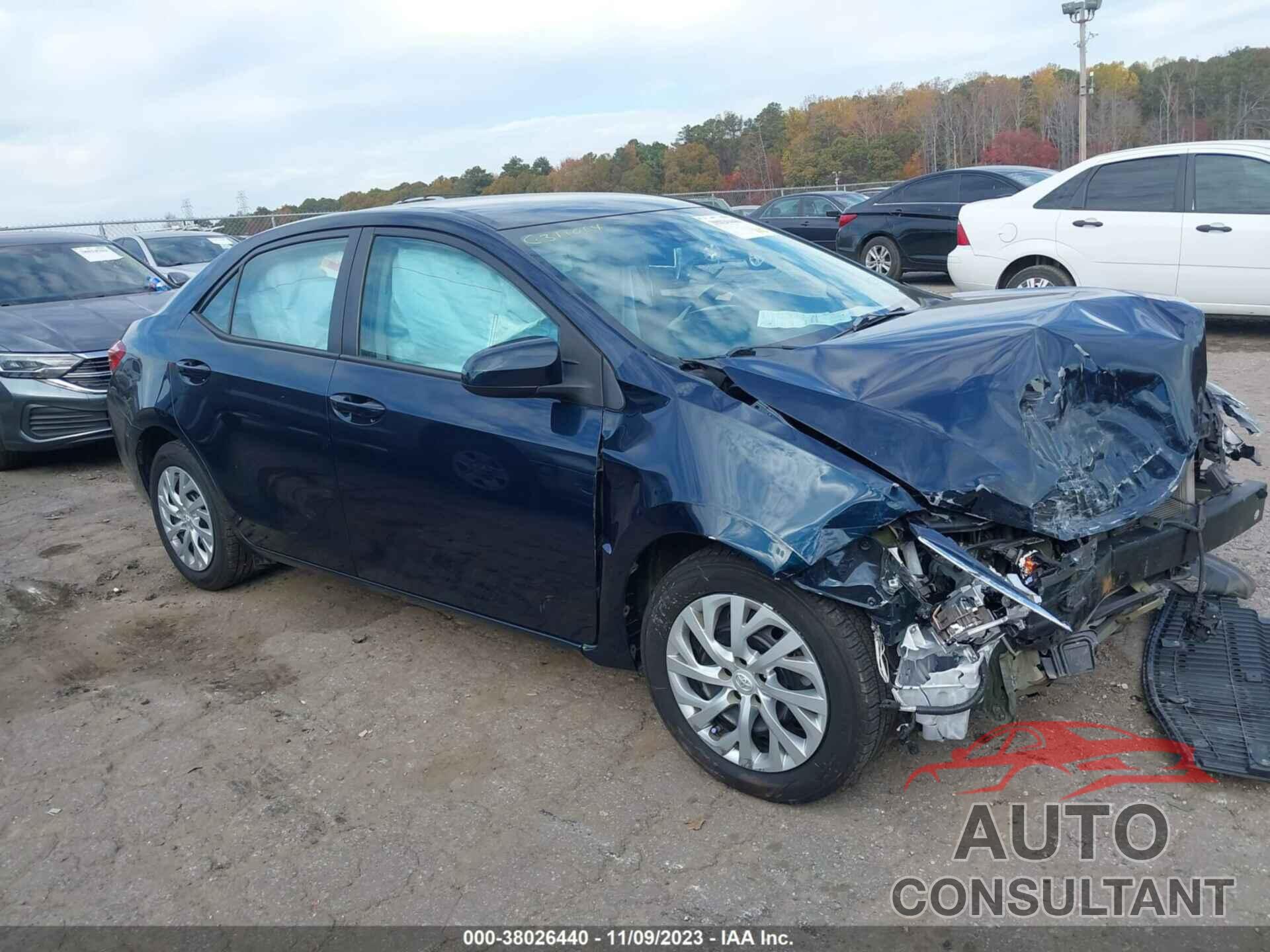 TOYOTA COROLLA 2019 - 5YFBURHE4KP947858