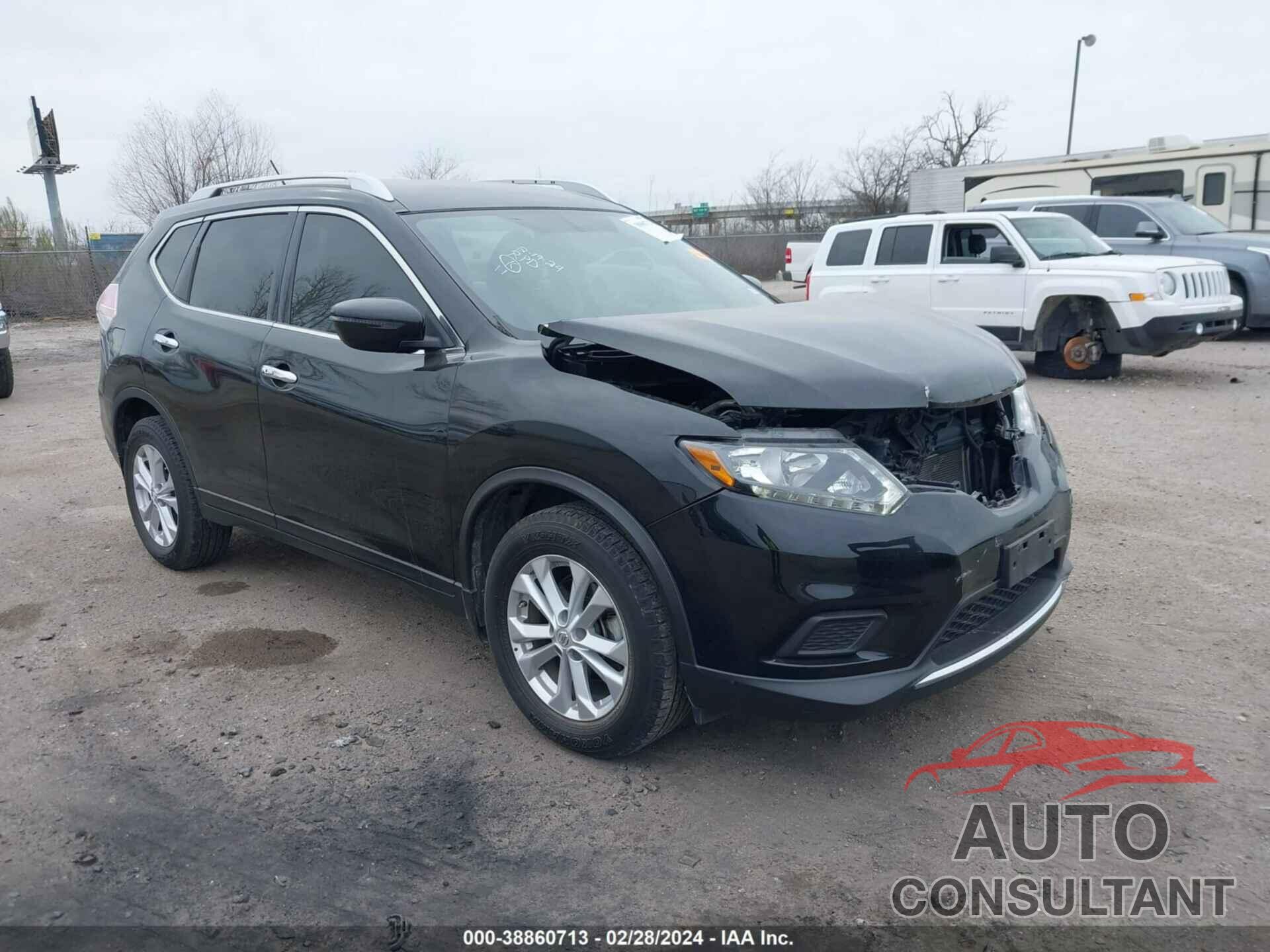 NISSAN ROGUE 2016 - KNMAT2MT4GP615986