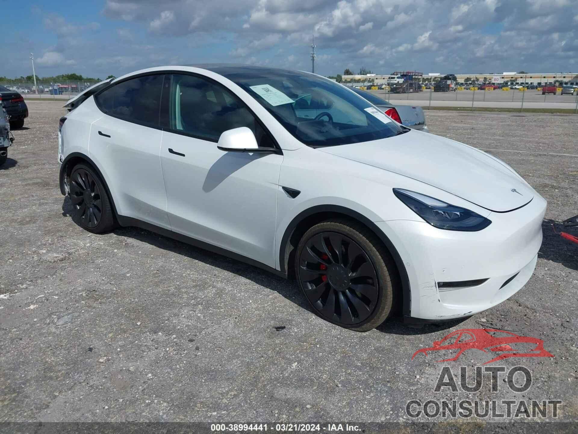 TESLA MODEL Y 2022 - 7SAYGDEF3NF325076