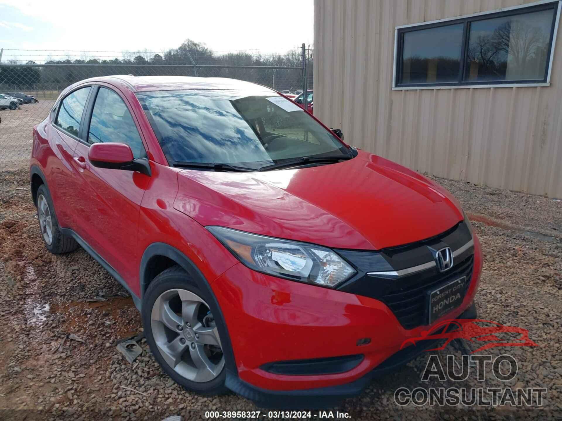 HONDA HR-V 2017 - 3CZRU5H38HM726604