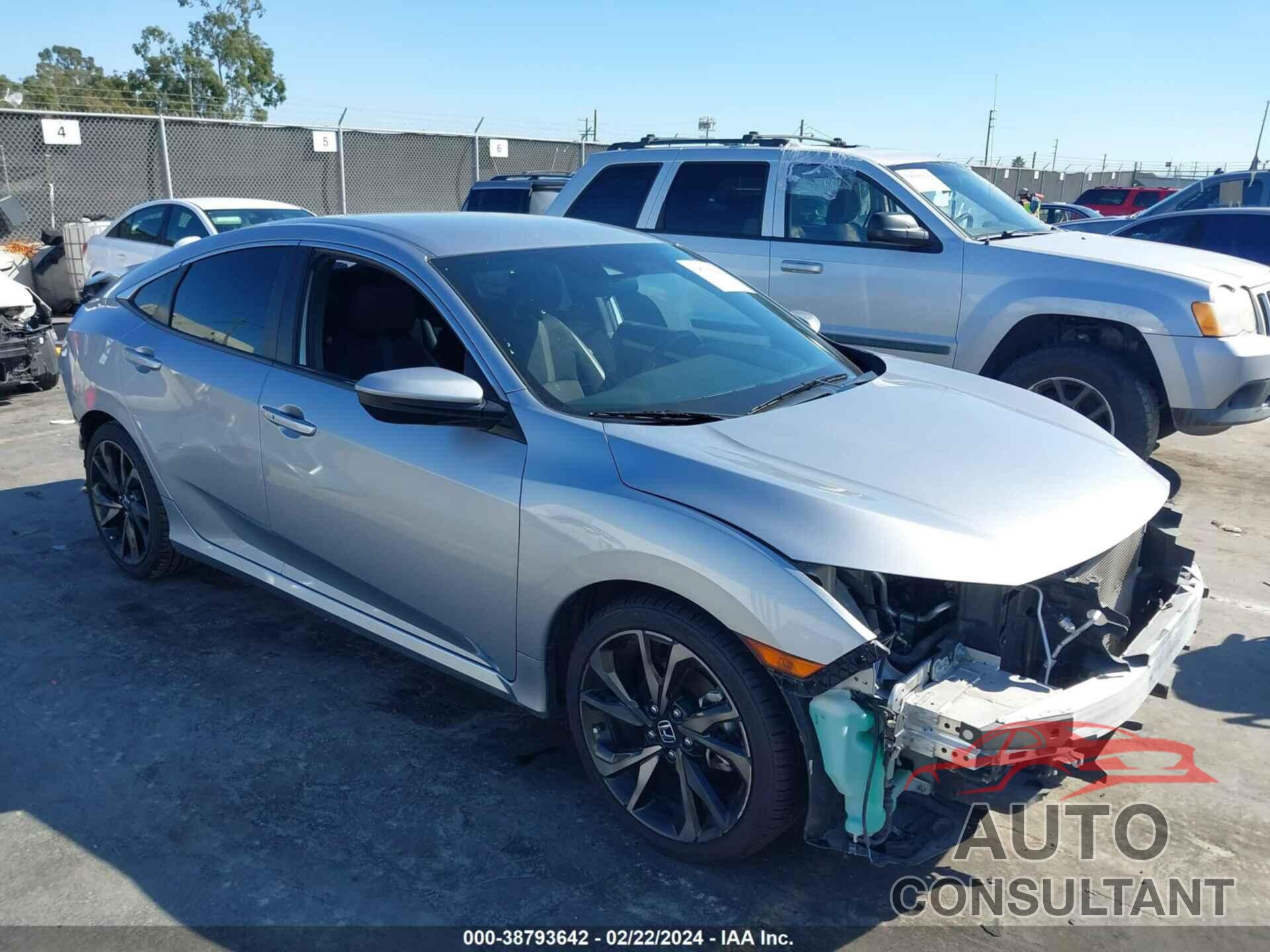 HONDA CIVIC 2019 - 2HGFC2F80KH533217