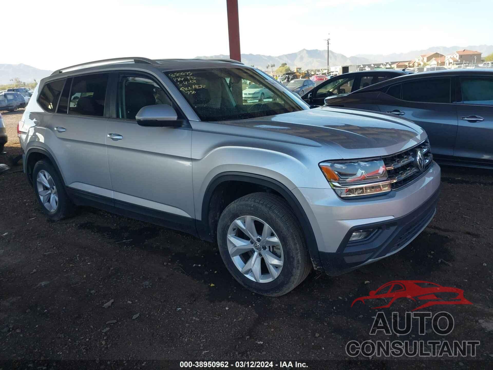 VOLKSWAGEN ATLAS 2019 - 1V2DR2CA0KC531545